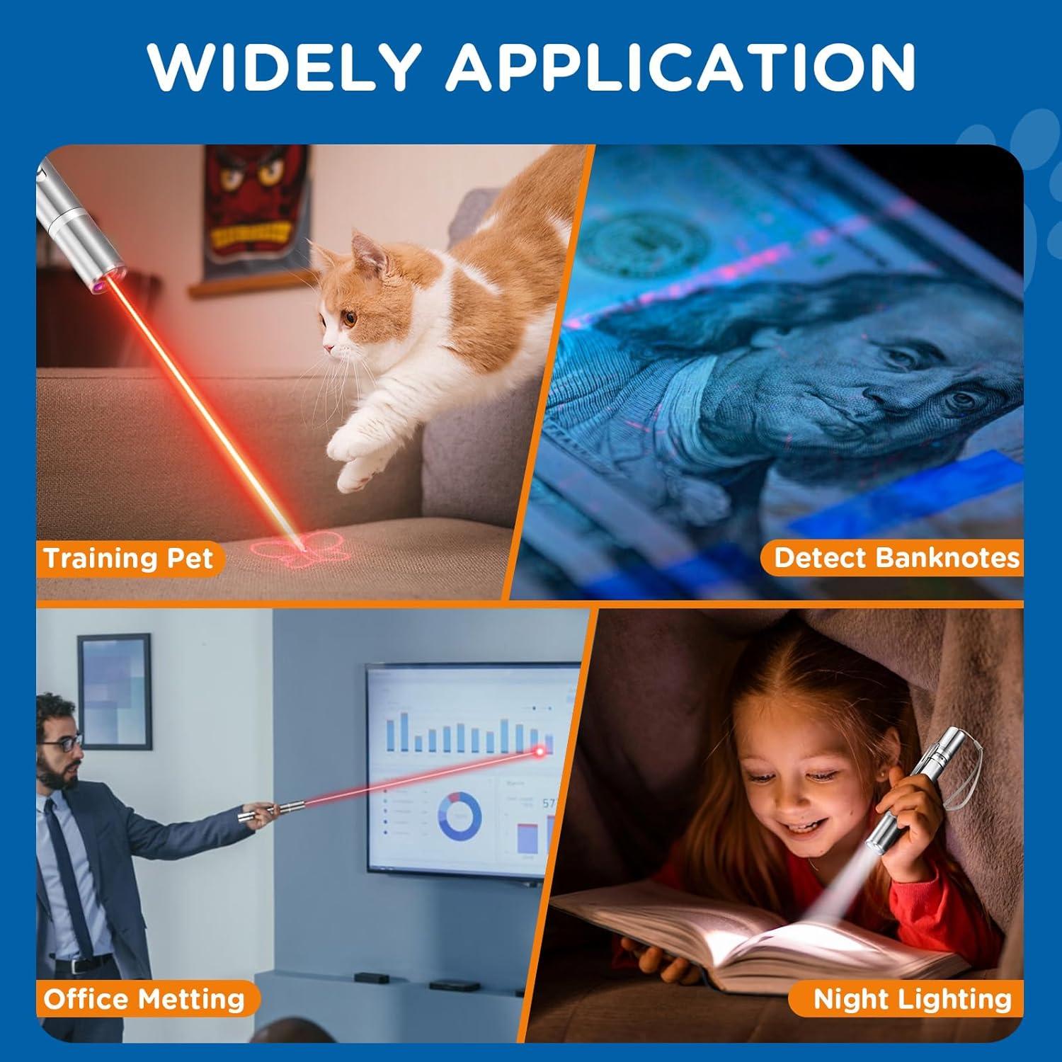 Puntero láser recargable Koackl para gatos y perros 7 en 1