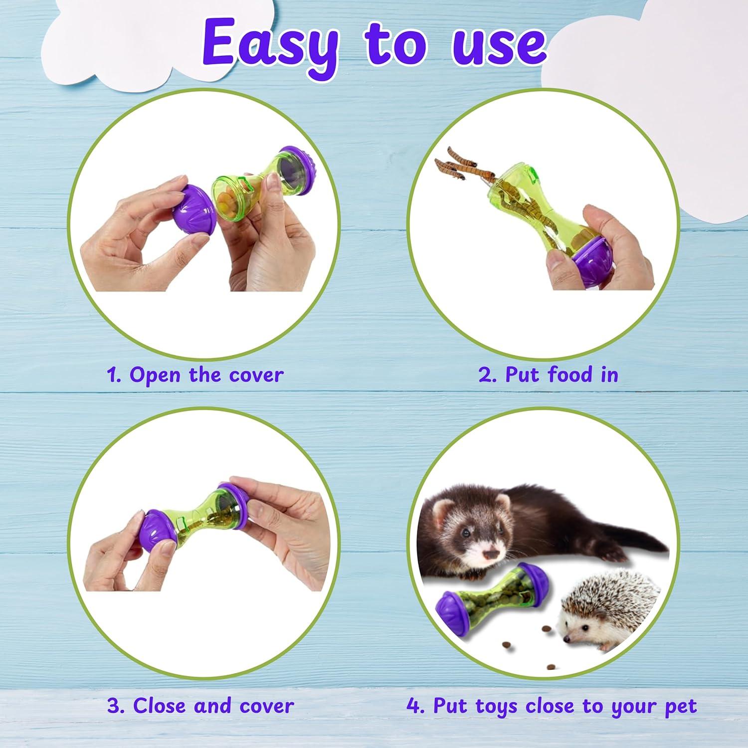 Bola de Tratamiento Interactiva para Hurones Homedy L Hueso