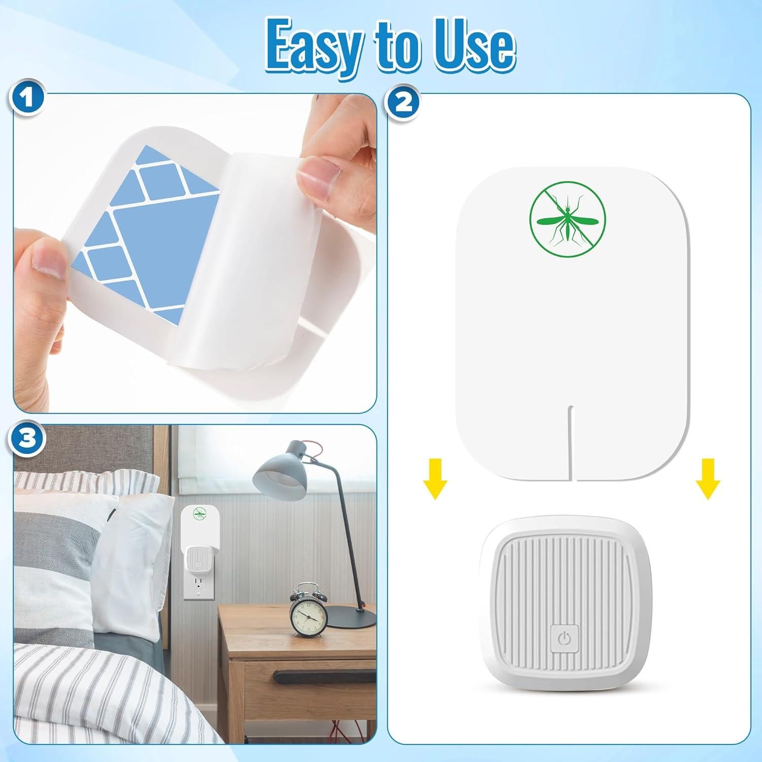 Recarga Trampa Insectos Voladores Qualirey 12 Paquetes Clásico