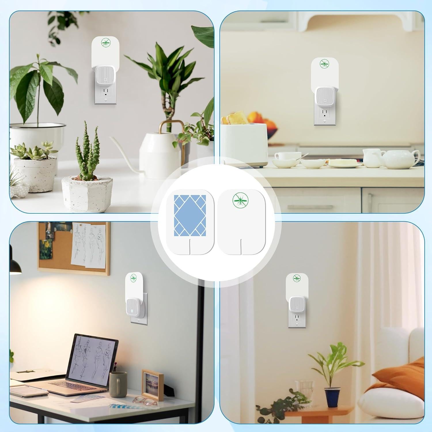 Recarga Trampa Insectos Voladores Qualirey 12 Paquetes Clásico