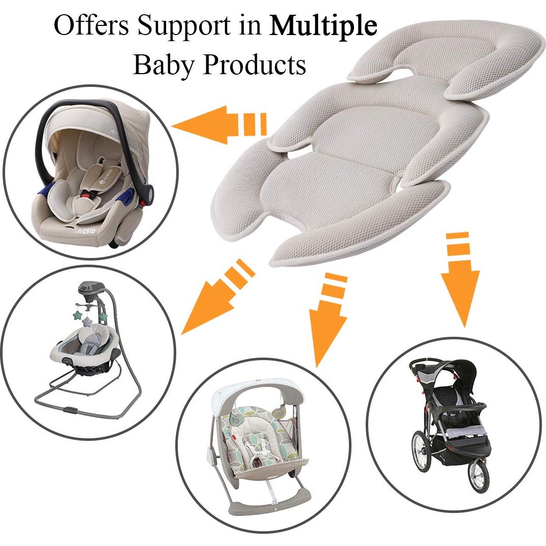 Cojín de Soporte para Cabeza y Cuerpo Innokids Beige