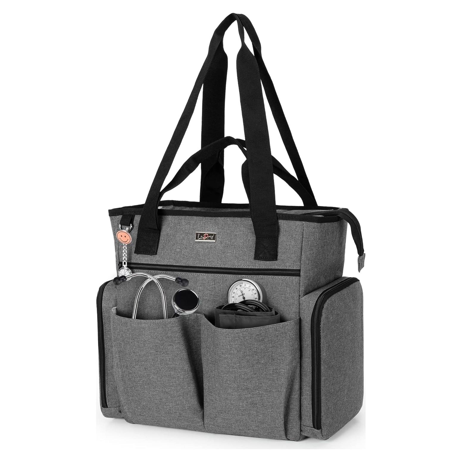 Bolsa de Enfermera LoDrid Acolchada para Laptop 39.62 cm Gris