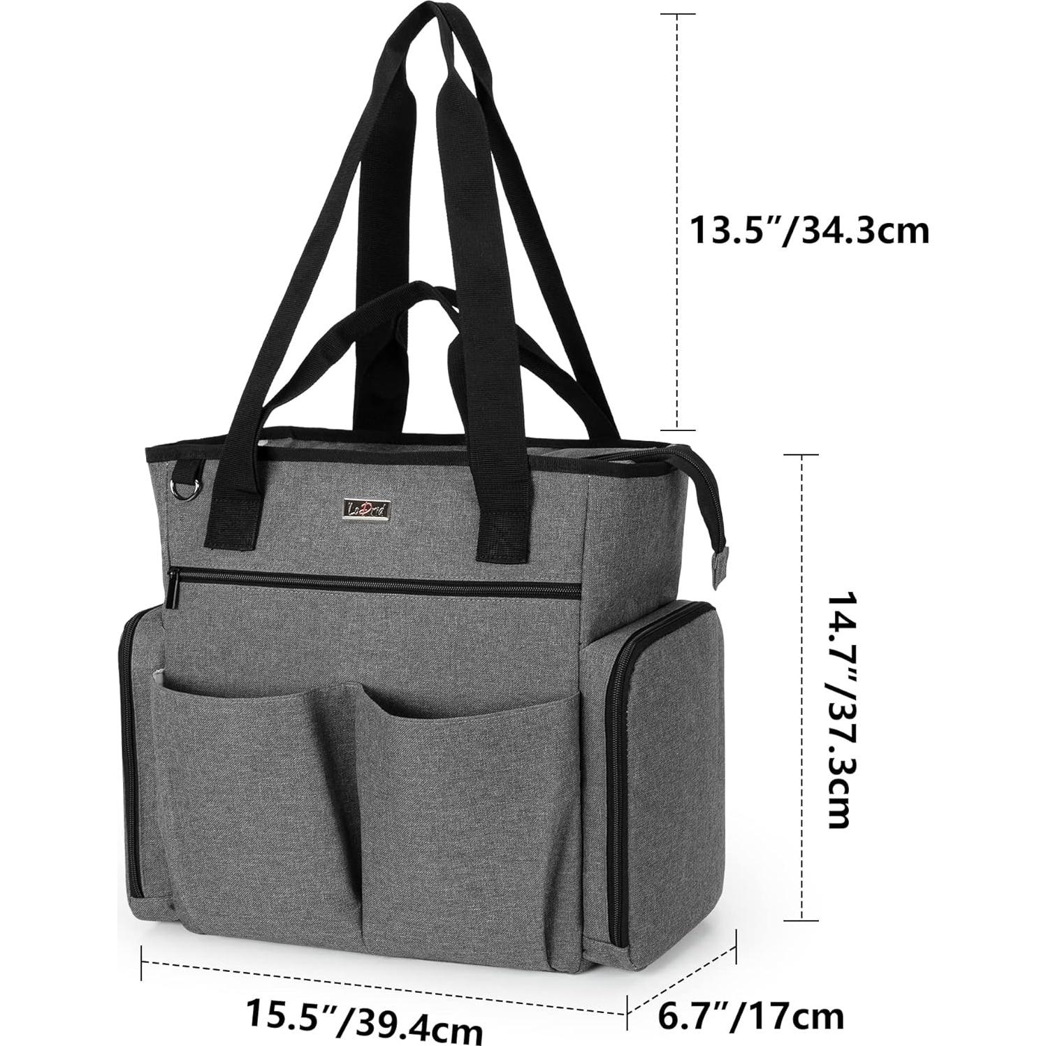 Bolsa de Enfermera LoDrid Acolchada para Laptop 39.62 cm Gris