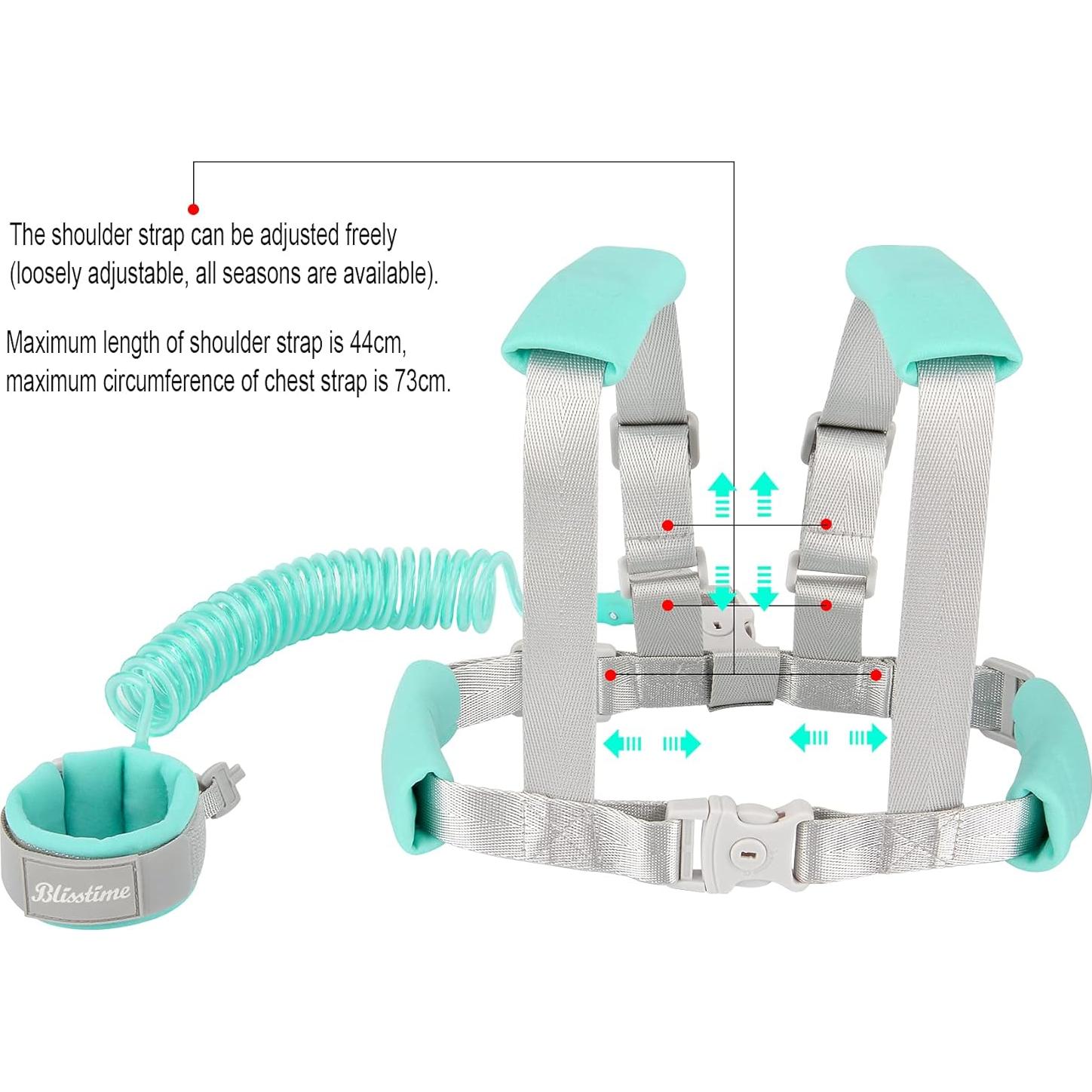 Correa Antipérdida para Niños Blisstime 2 en 1 Verde Menta