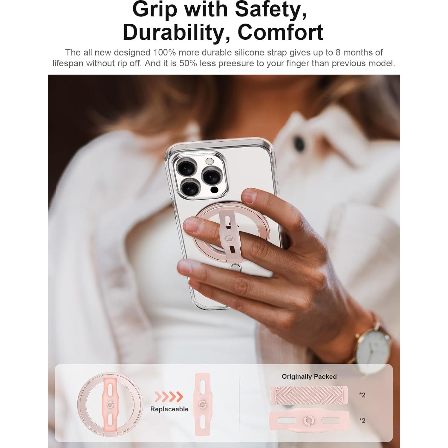 Soporte para Teléfono EWA MagOne 2da Gen Rosa Magnético