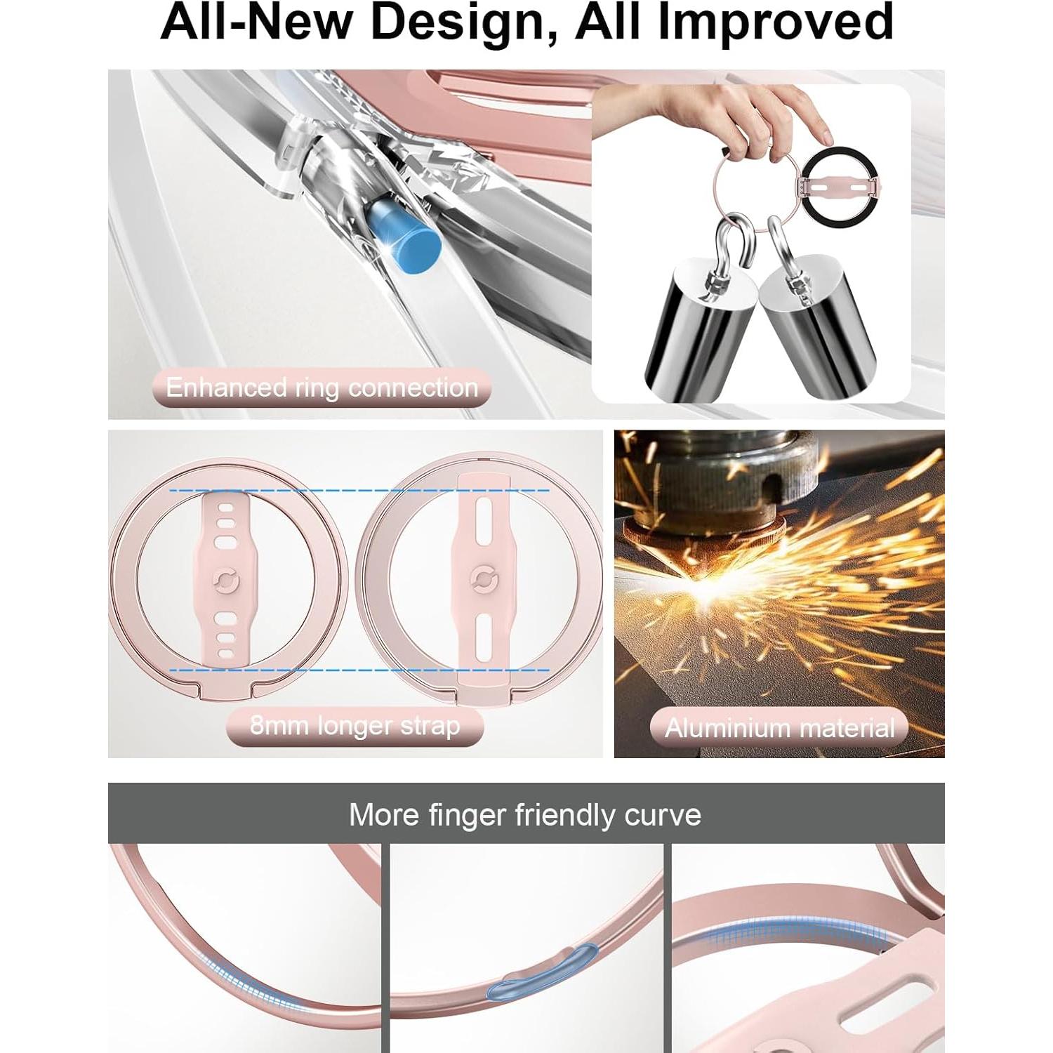 Soporte para Teléfono EWA MagOne 2da Gen Rosa Magnético