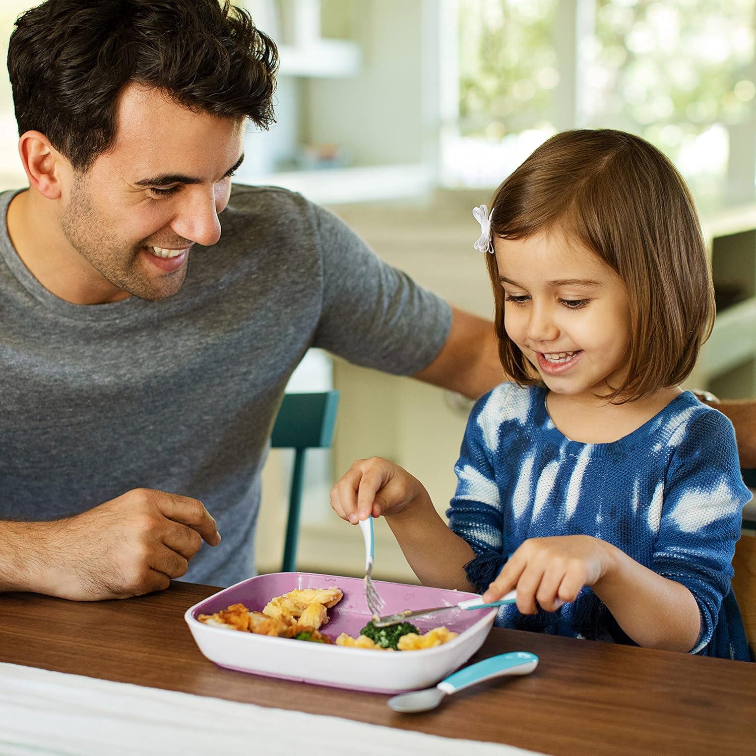 Juego de Utensilios para Niños Munchkin Splash 6 Piezas Azul Verde