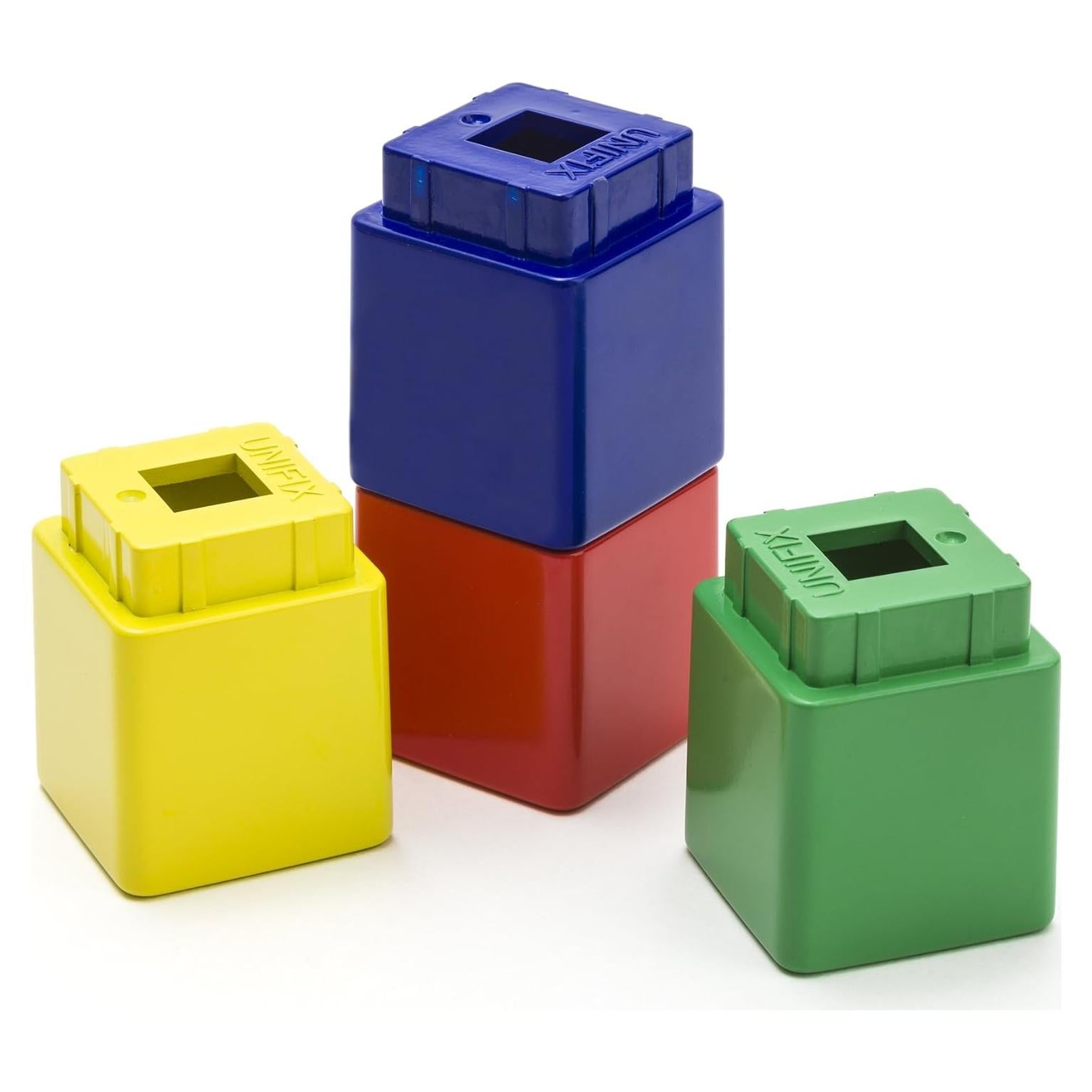 Cubos Unifix Jumbo Didax - Set de 20 Multicolor 3.81 cm