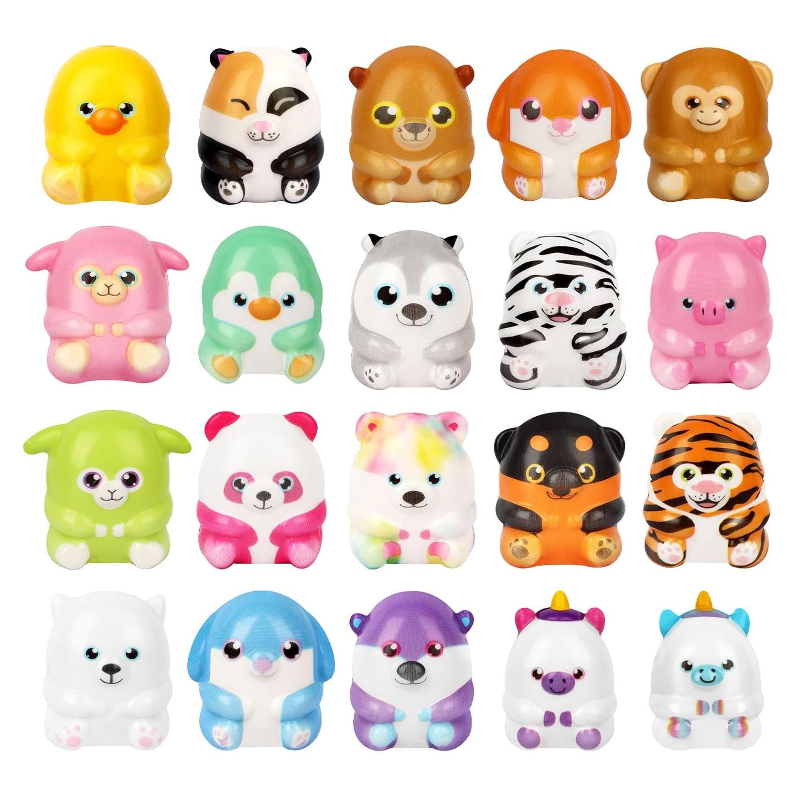 20PCS Juguetes Squishy Animales Atiloy Alivio Estrés