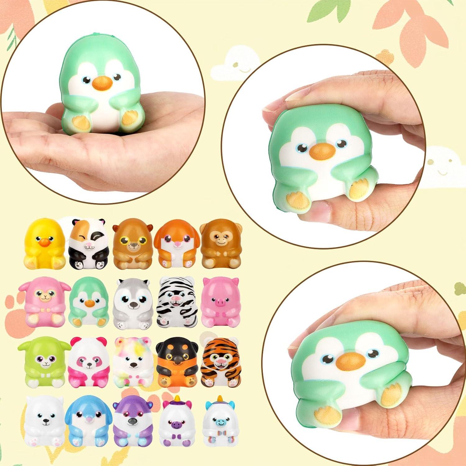 20PCS Juguetes Squishy Animales Atiloy Alivio Estrés