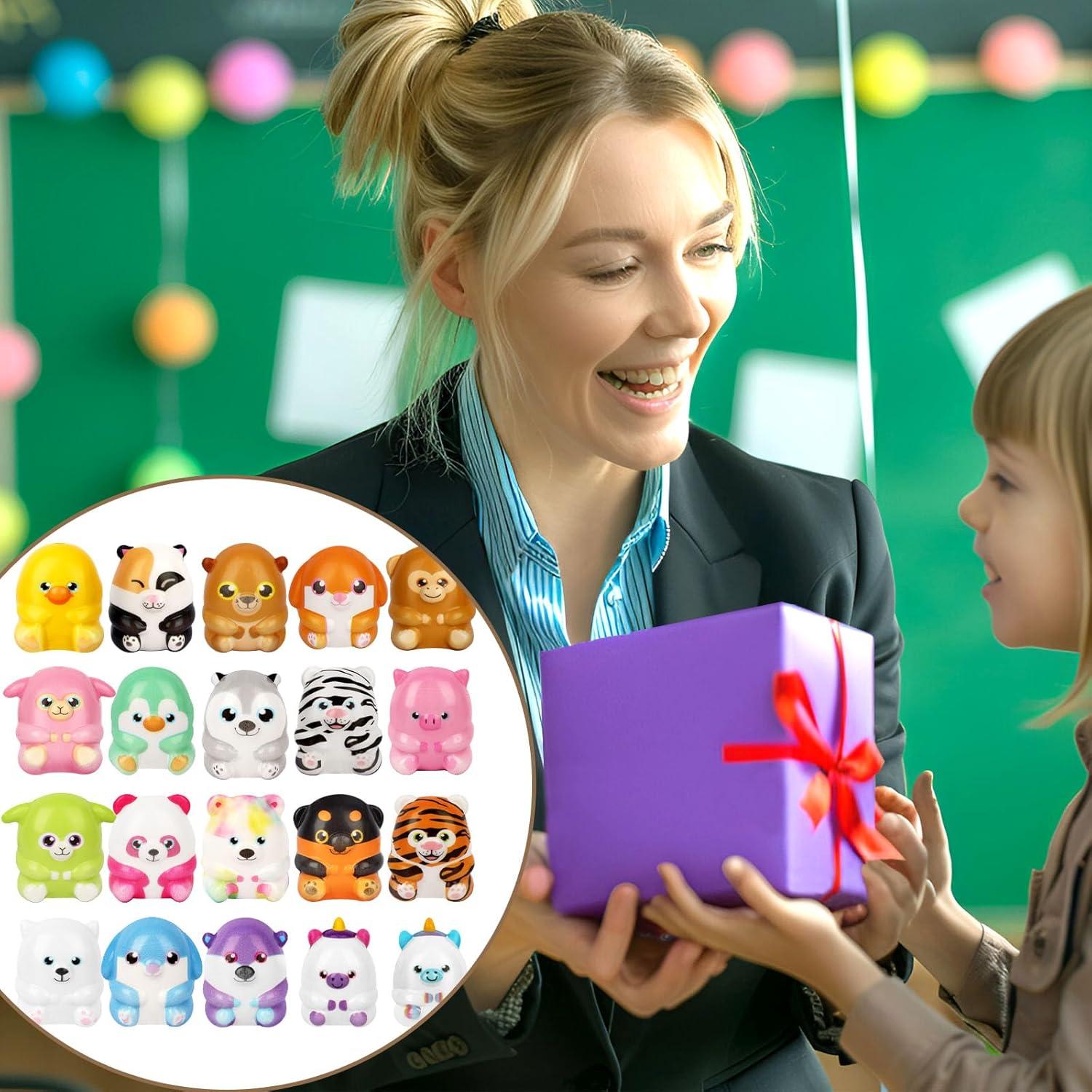 20PCS Juguetes Squishy Animales Atiloy Alivio Estrés