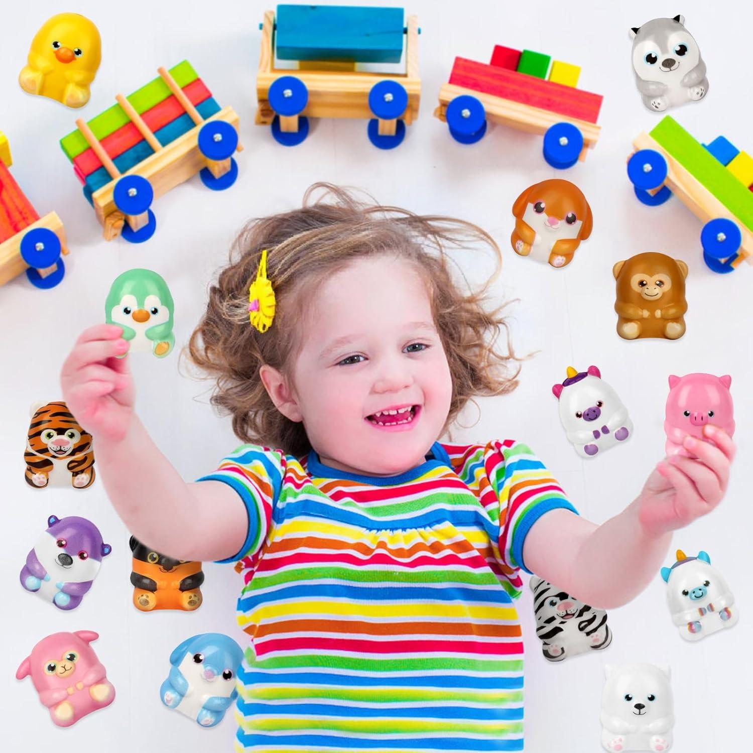 20PCS Juguetes Squishy Animales Atiloy Alivio Estrés