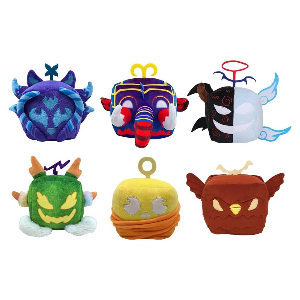 Juguete de Peluche Blox Frutas Wqzlyg Zenitsu 6 Piezas