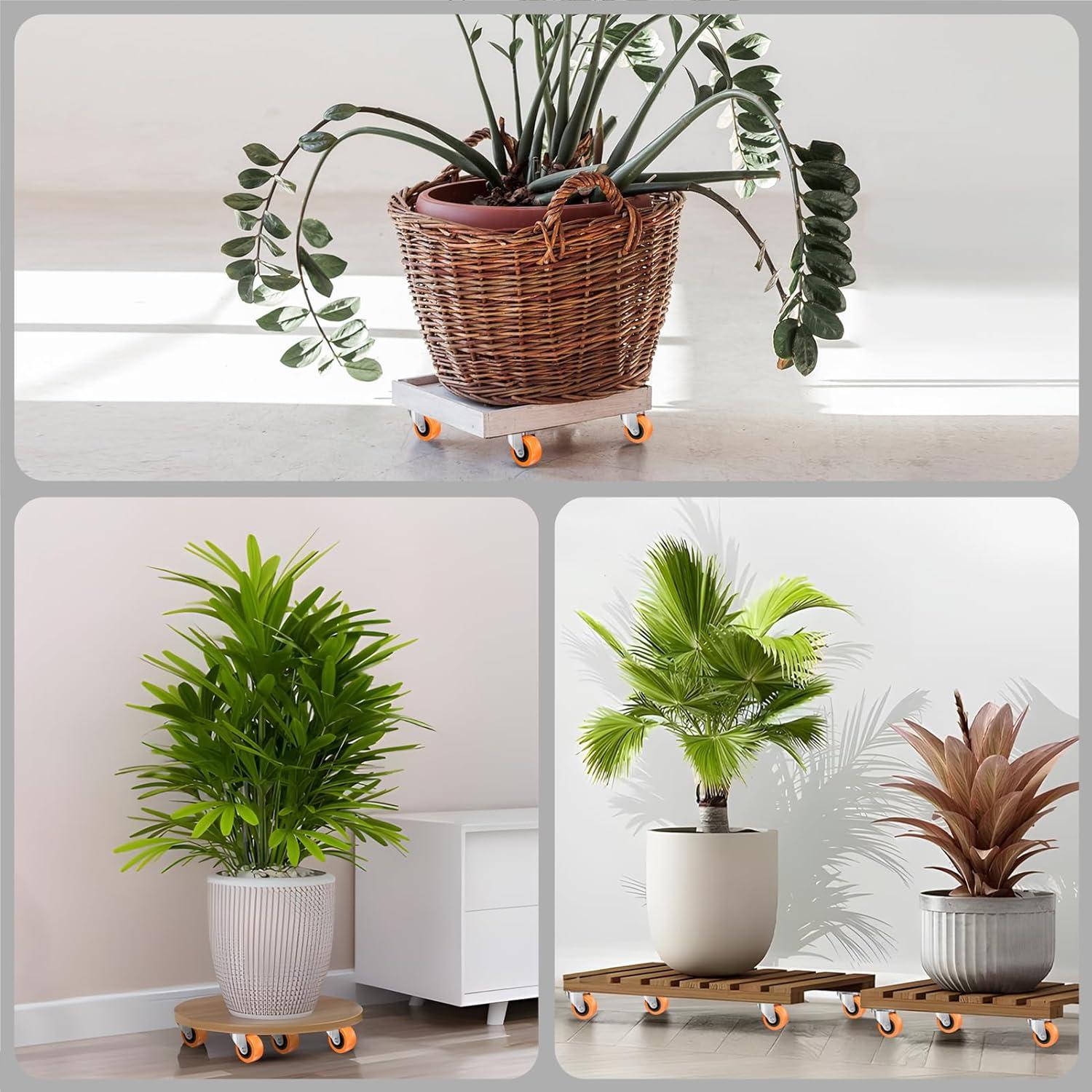 Juego de 8 Ruedas ASHGOOB 4.5cm Giratorias para Muebles