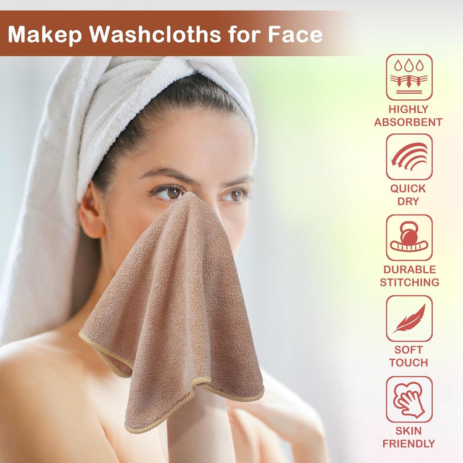 Paños Desmaquillantes Reutilizables Nugilla 30x30 cm, 6 Unidades