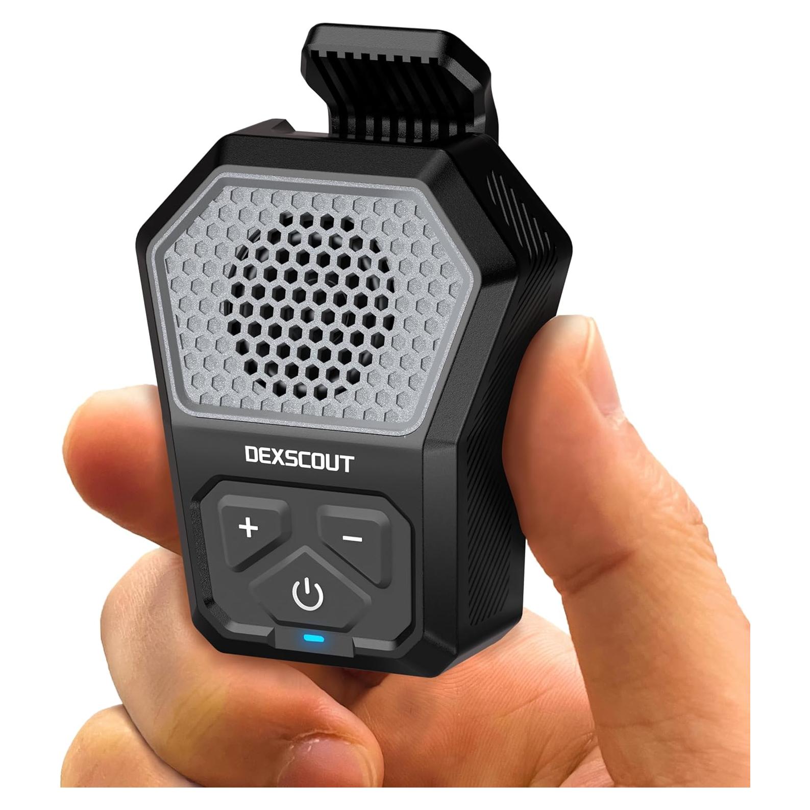 Altavoz Bluetooth DEXSCOUT Gris con Clip y 12h Batería