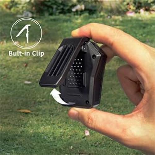 Altavoz Bluetooth DEXSCOUT Gris con Clip y 12h Batería