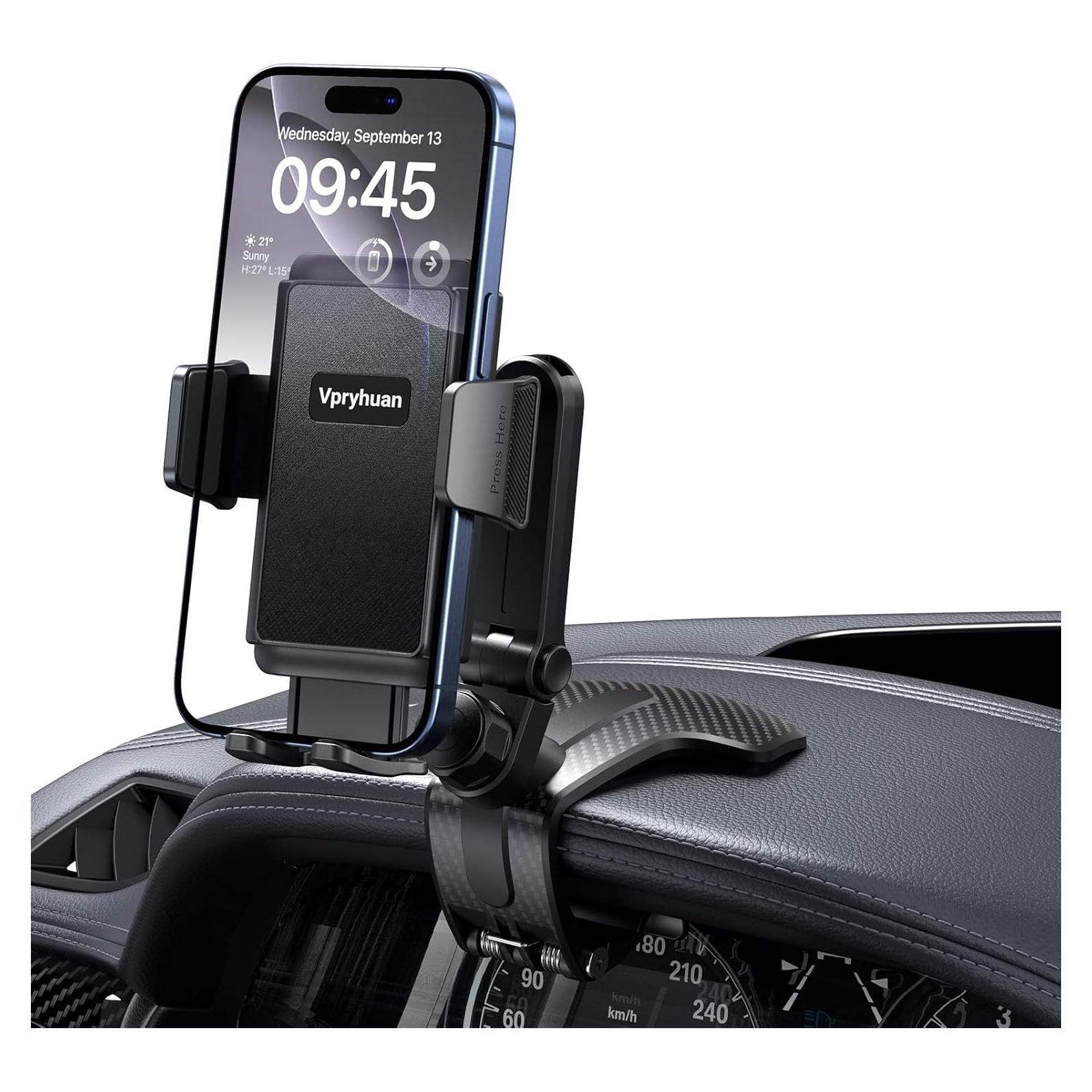 Soporte para Teléfono en el Coche Vpryhuan Ajustable 4-7"