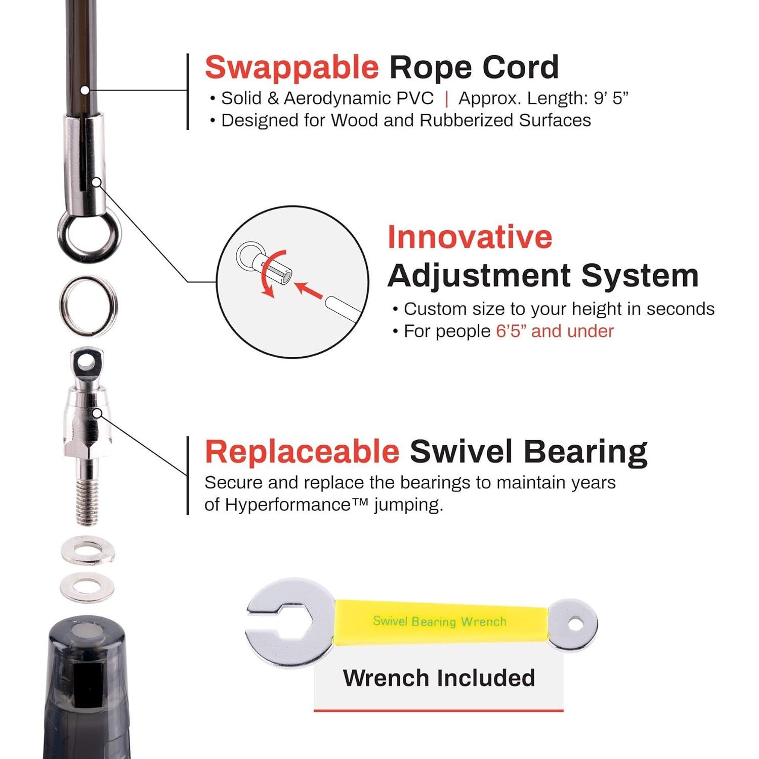 Cuerda de Salto Buddy Lee Rope Master 2.74m Ajustable