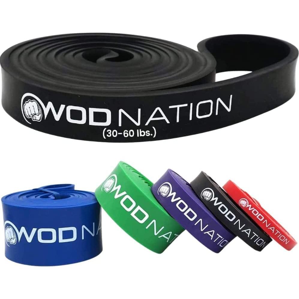 Banda de Resistencia WOD Nation Negra 30-60 lbs 41"