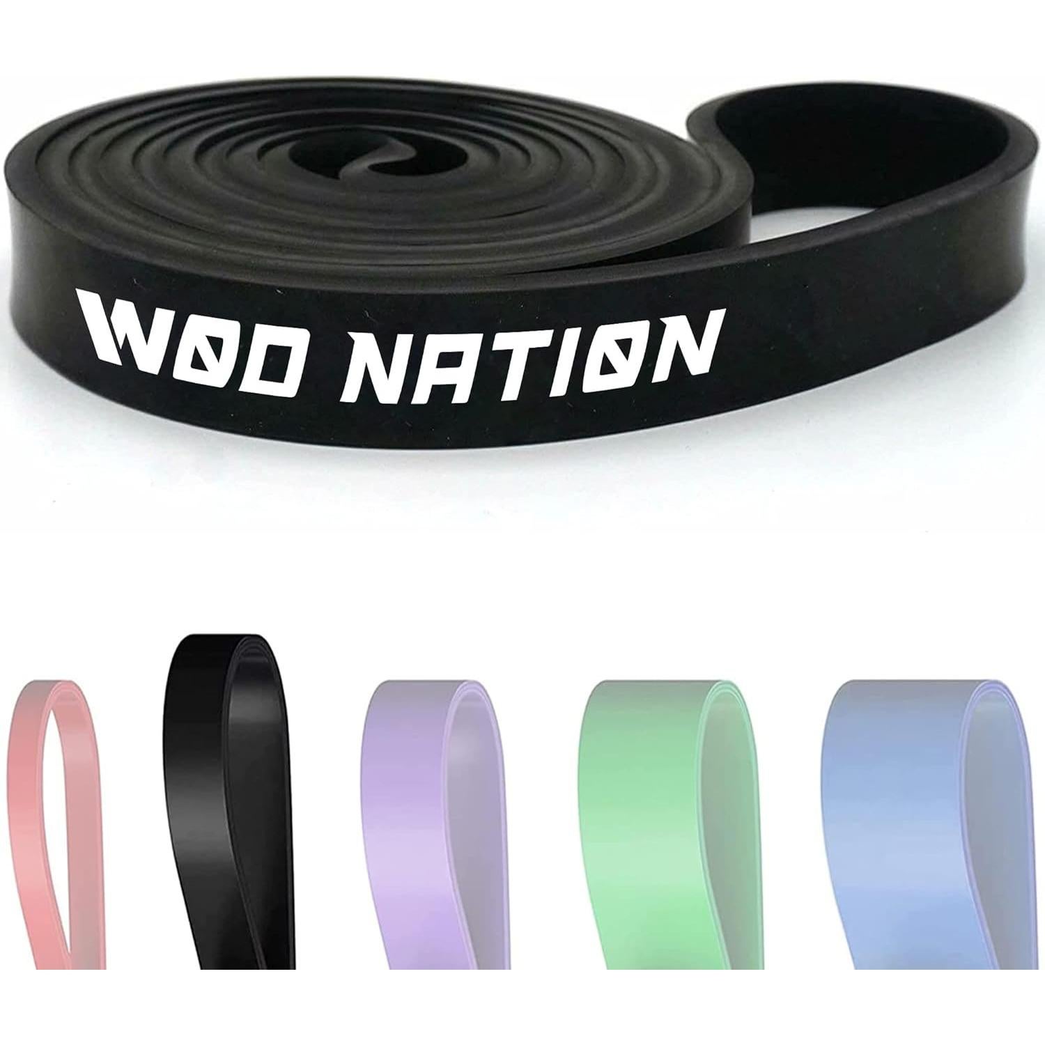 Banda de Resistencia WOD Nation Negra 30-60 lbs 41"