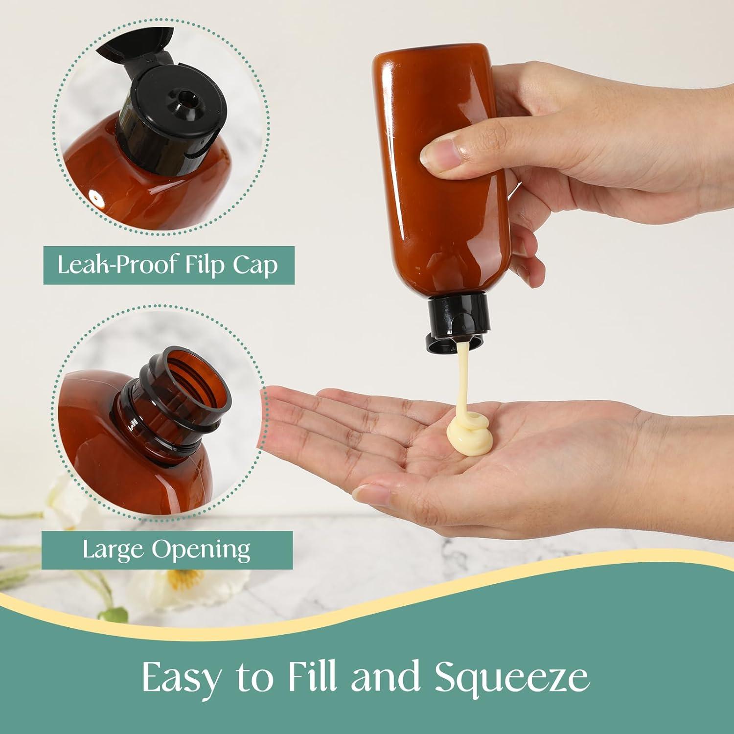 Set de 5 Botellas de Viaje CHEODIN 100ml A prueba de Fugas