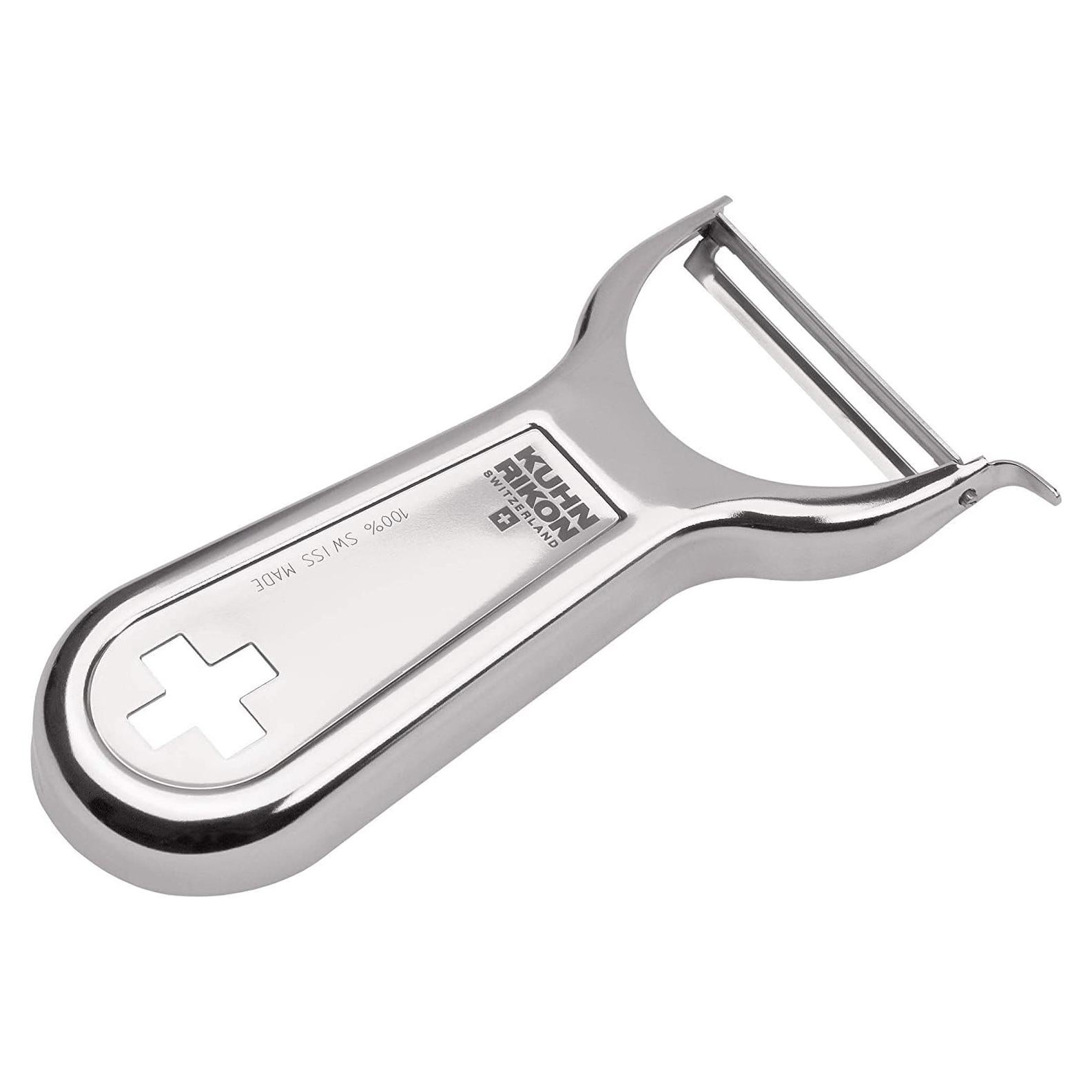 Pelador de Metal Ergonómico Kuhn Rikon Suizo Acero Inoxidable