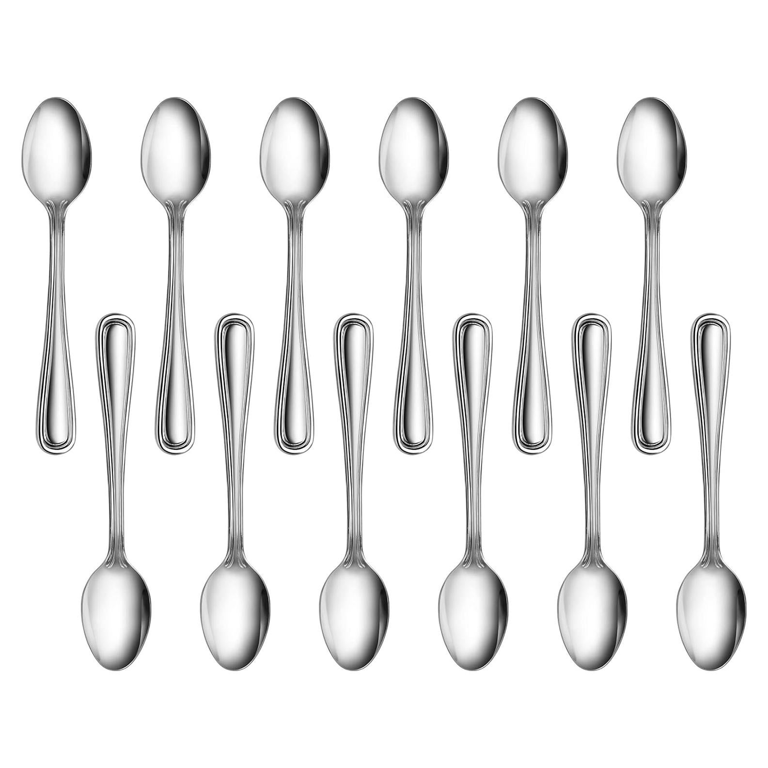 Set de 12 Cucharas de Café New Star Foodservice 12.06 cm Acero Inoxidable