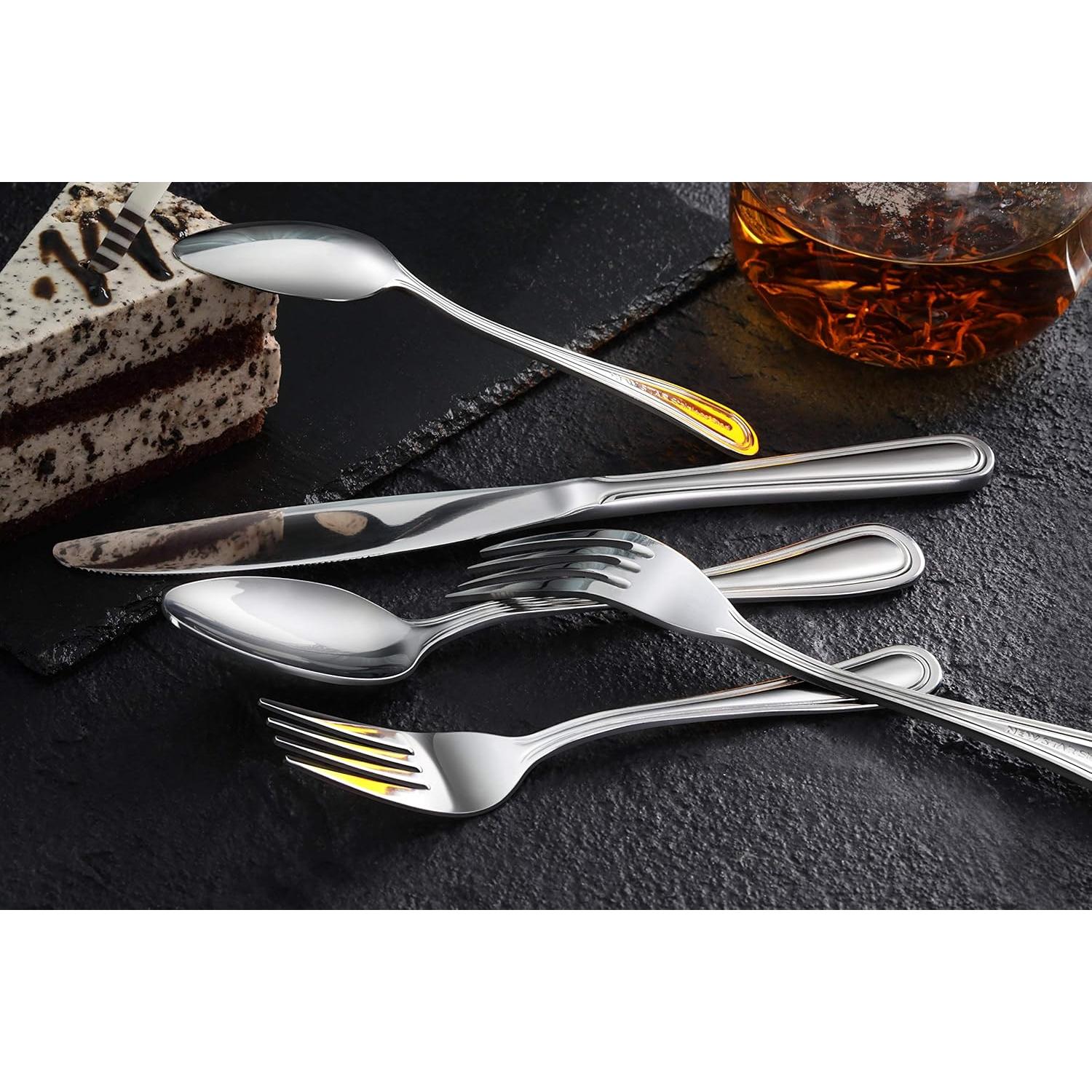 Set de 12 Cucharas de Café New Star Foodservice 12.06 cm Acero Inoxidable
