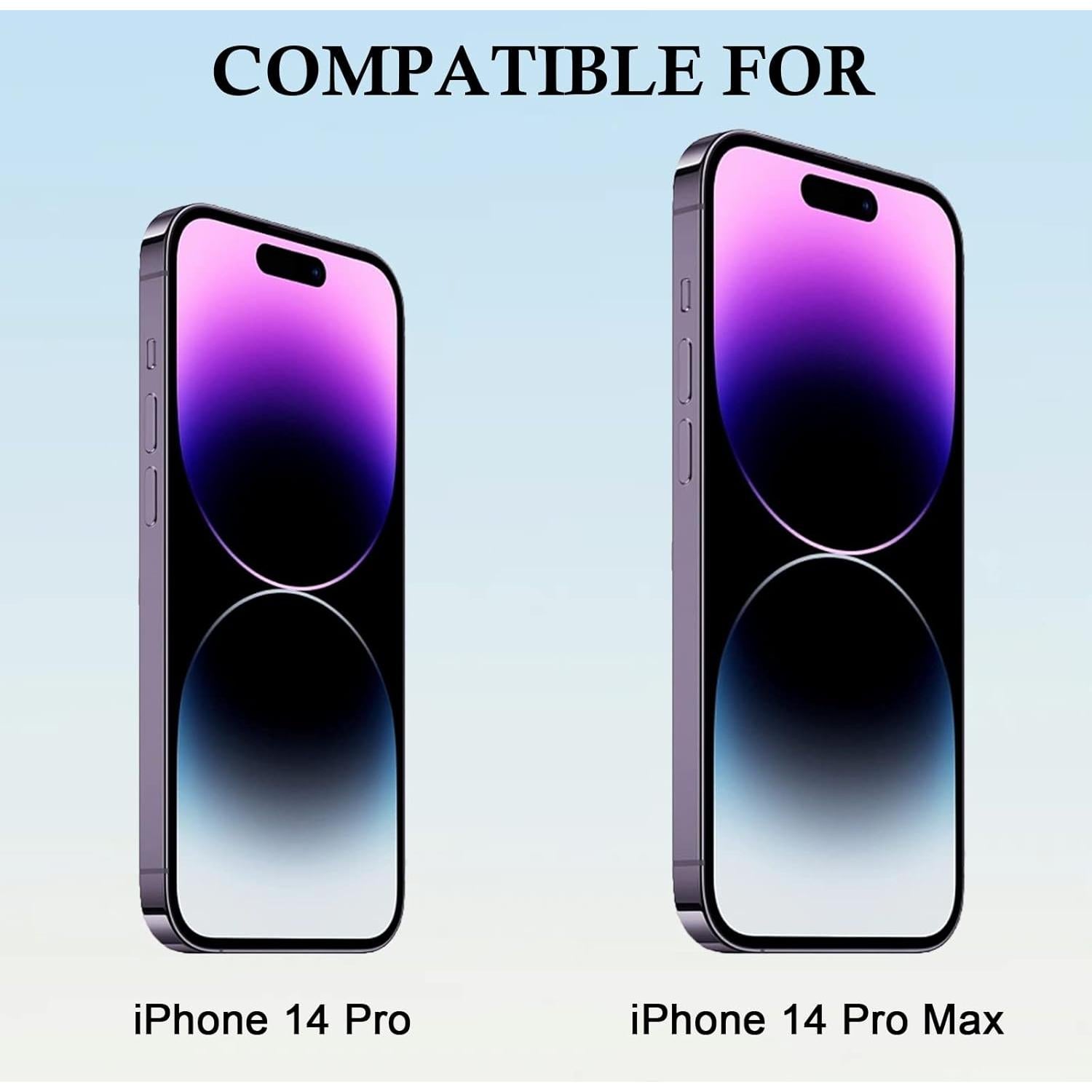 Cubierta de Webcam MakLuen para iPhone 14 Pro/Pro Max - Negro