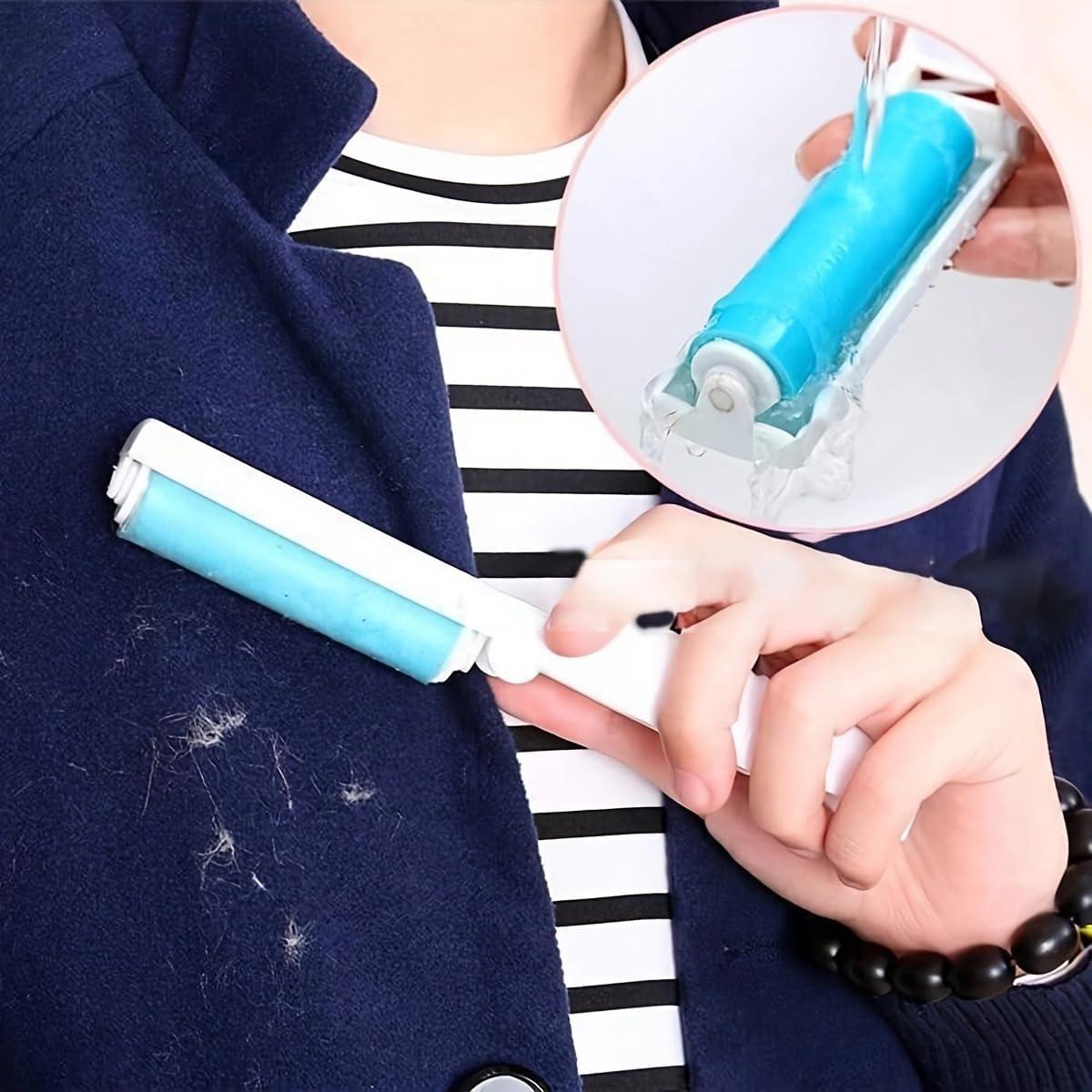 Rodillo de Pelusa Moritic Plegable Azul - 3 Piezas Reutilizables