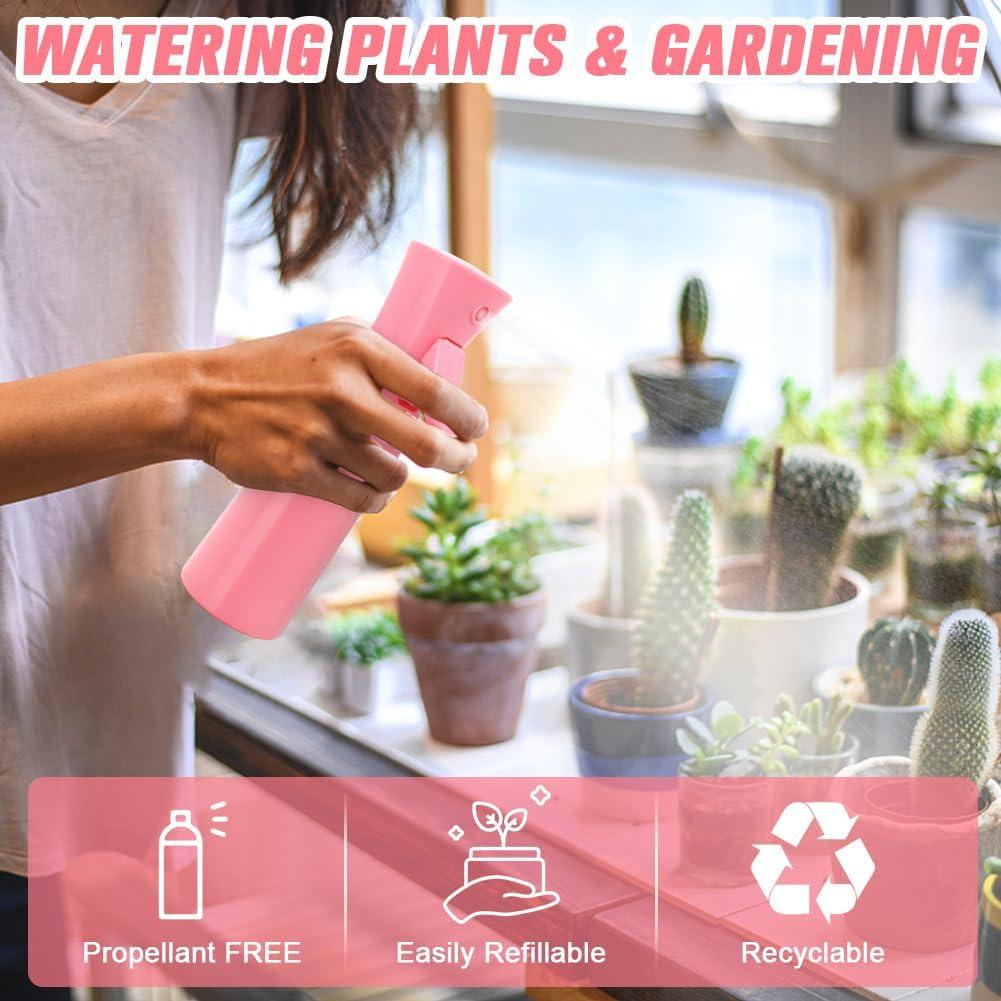 Botella de Spray Continua XSBAIHUO 200ml Rosa Reutilizable