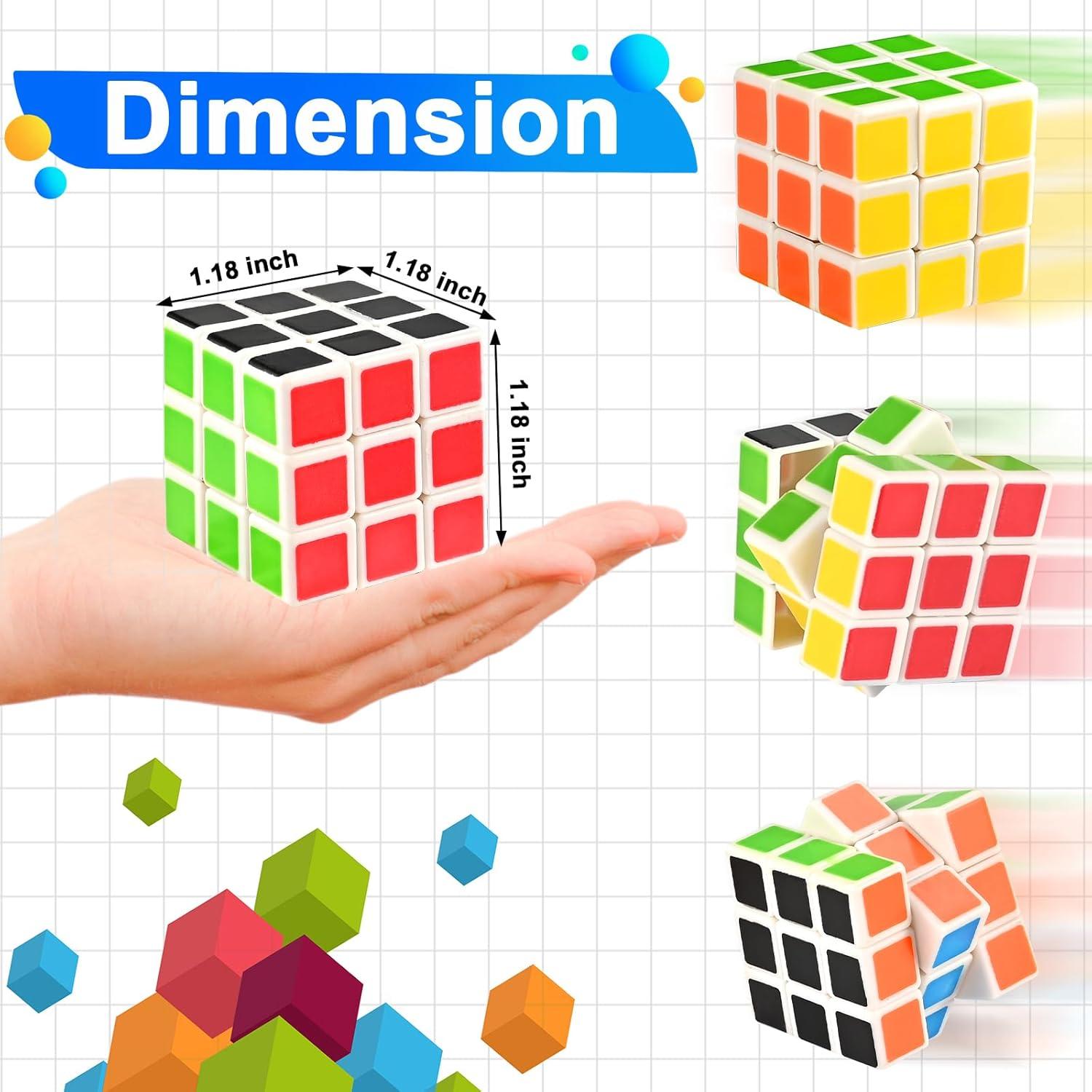 Set de 40 Mini Cubos Puzles GOLDGE 3x3 3.0cm - Regalos Divertidos