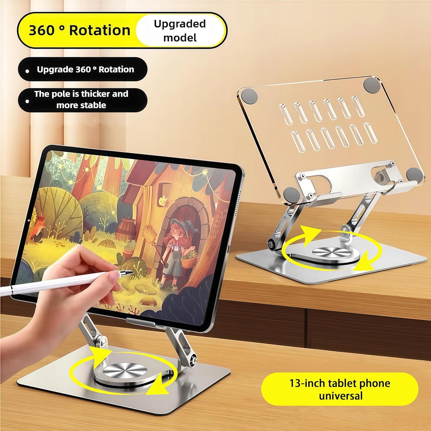 Soporte Ajustable para Tableta Craftreasure 360° Acrílico