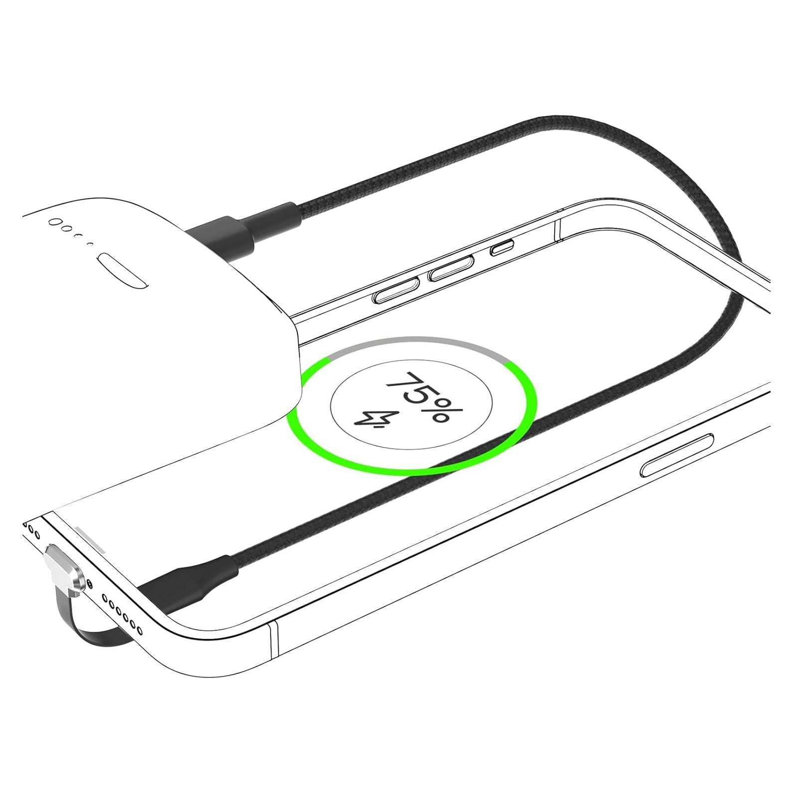 Cable USB C a USB C 30.48cm 60W DBillionDa - Paquete de 2