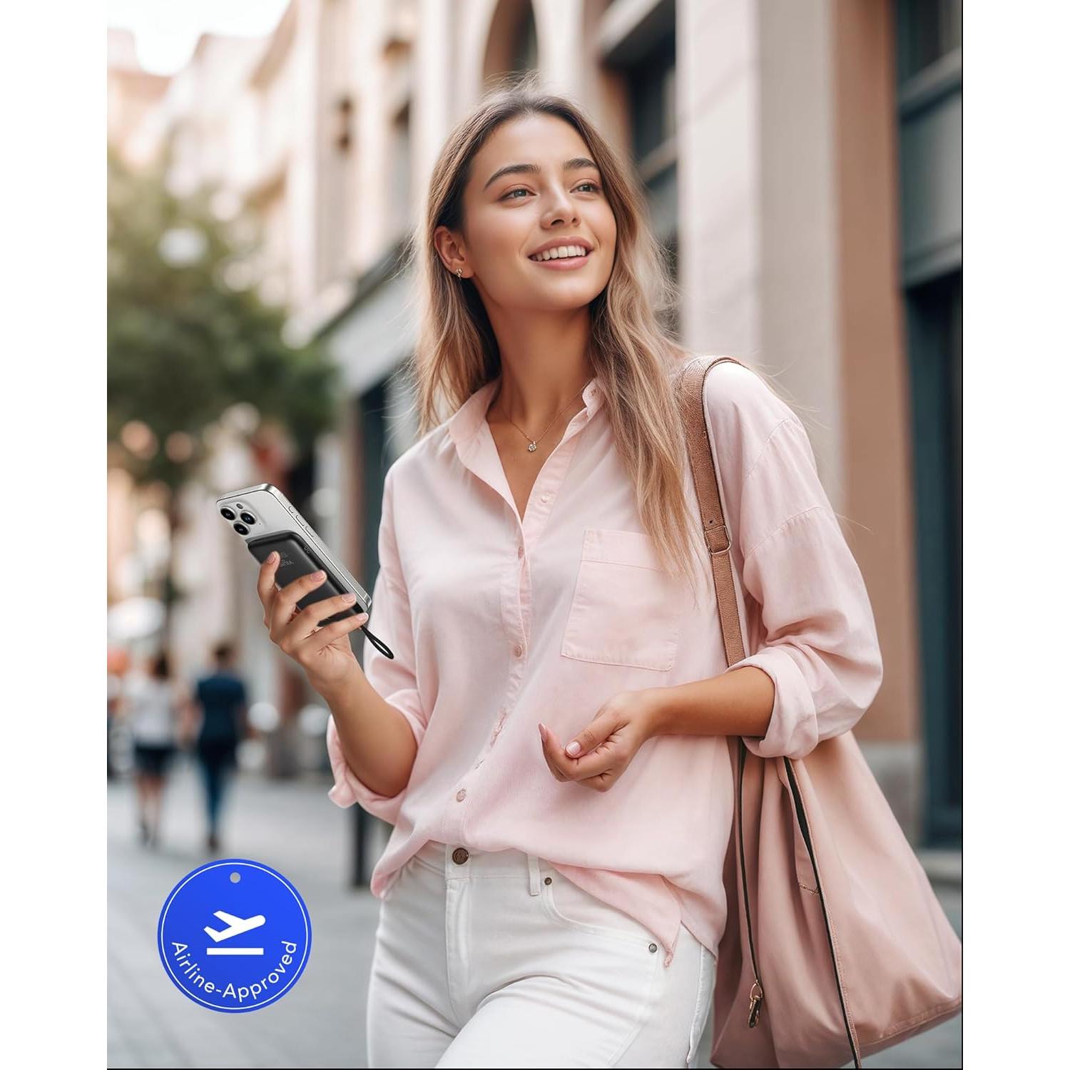 Cargador Portátil VIYISI 10000mAh Carga Rápida 22.5W USB-C