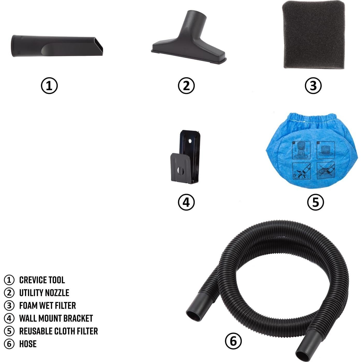 Aspiradora Portátil Húmeda/Seca Armor All AA155 5.68L 2HP