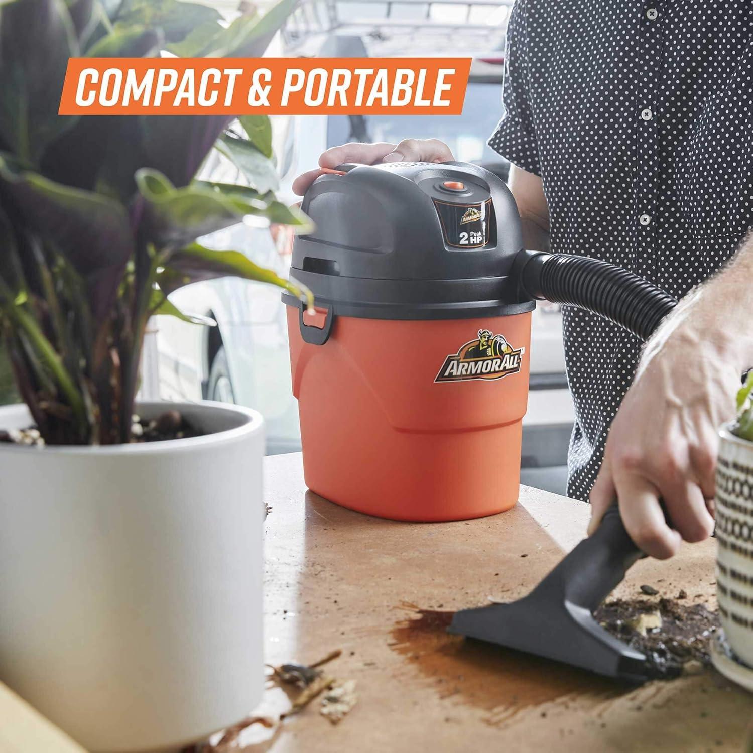 Aspiradora Portátil Húmeda/Seca Armor All AA155 5.68L 2HP