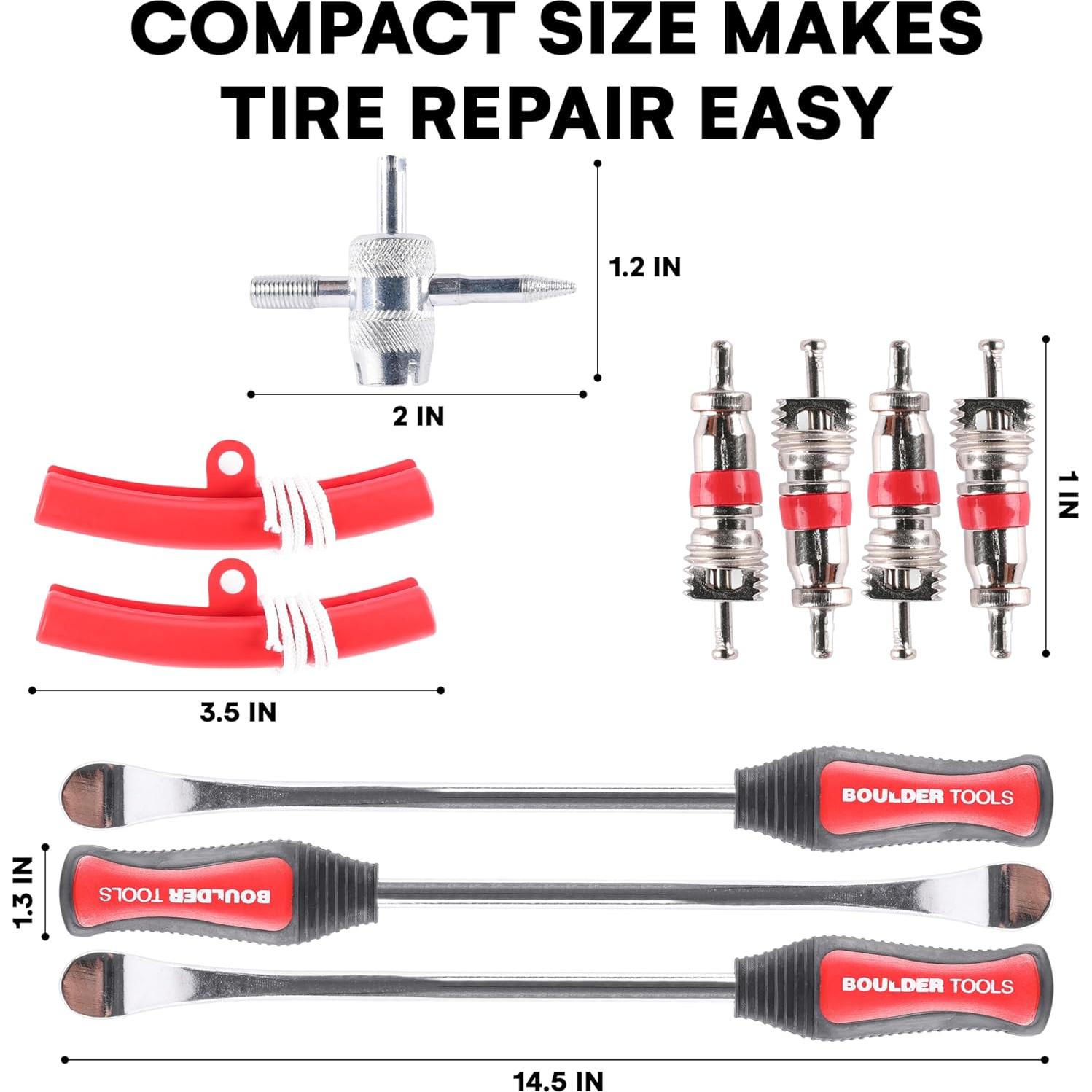 Cucharas para Neumáticos Boulder Tools - Kit Completo 3 Pzas