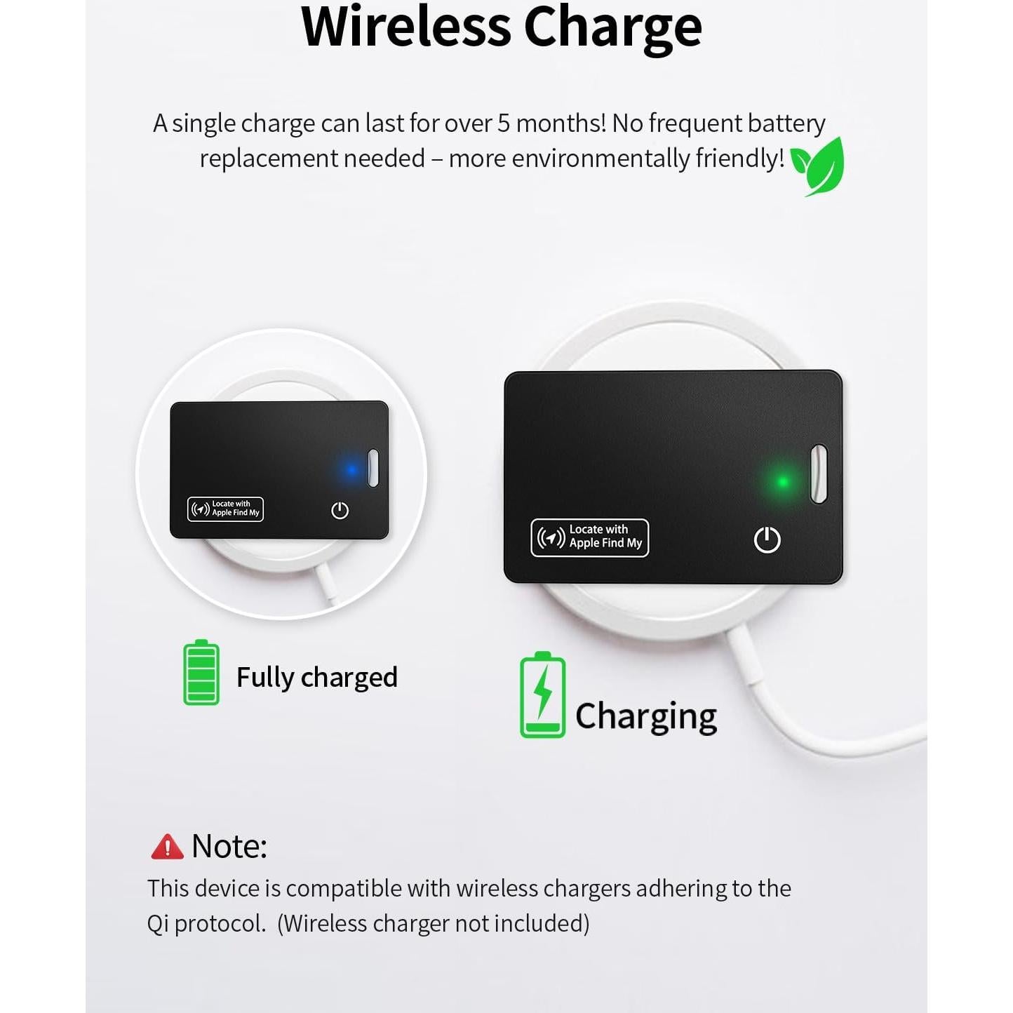 Rastreador Bluetooth FVJ Air-Tag Recargable para iPhone