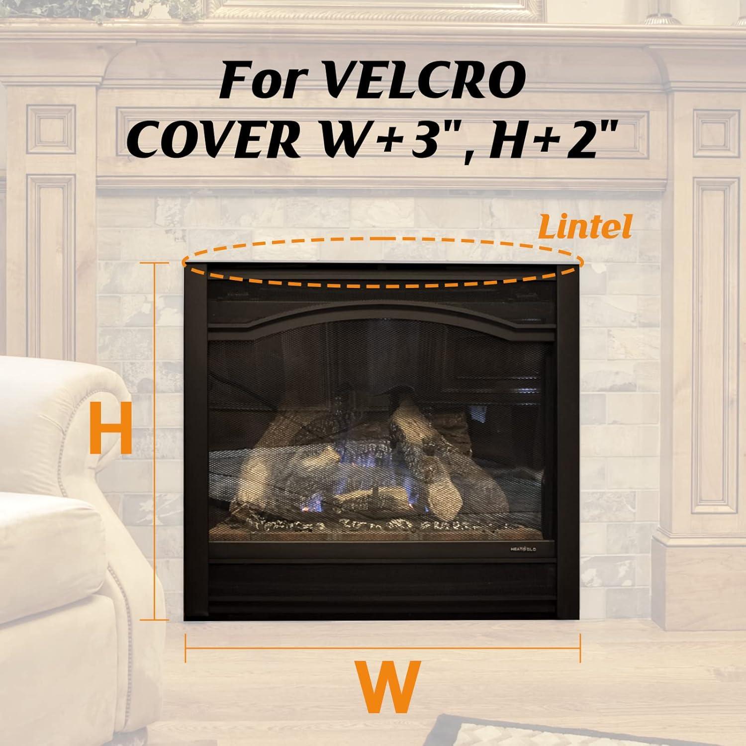 Cubierta de Chimenea CADARA 84cm x 74cm Aislante Negro