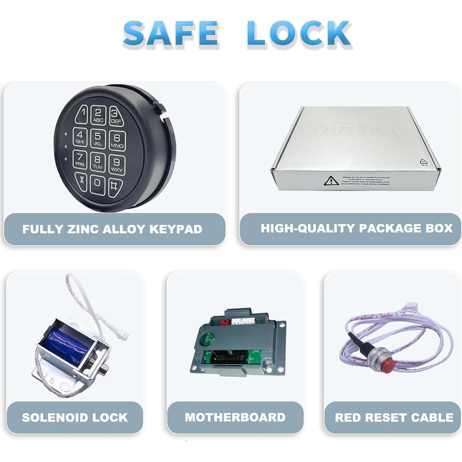 Teclado Electrónico La Macaza LM-B019SL para Caja Fuerte