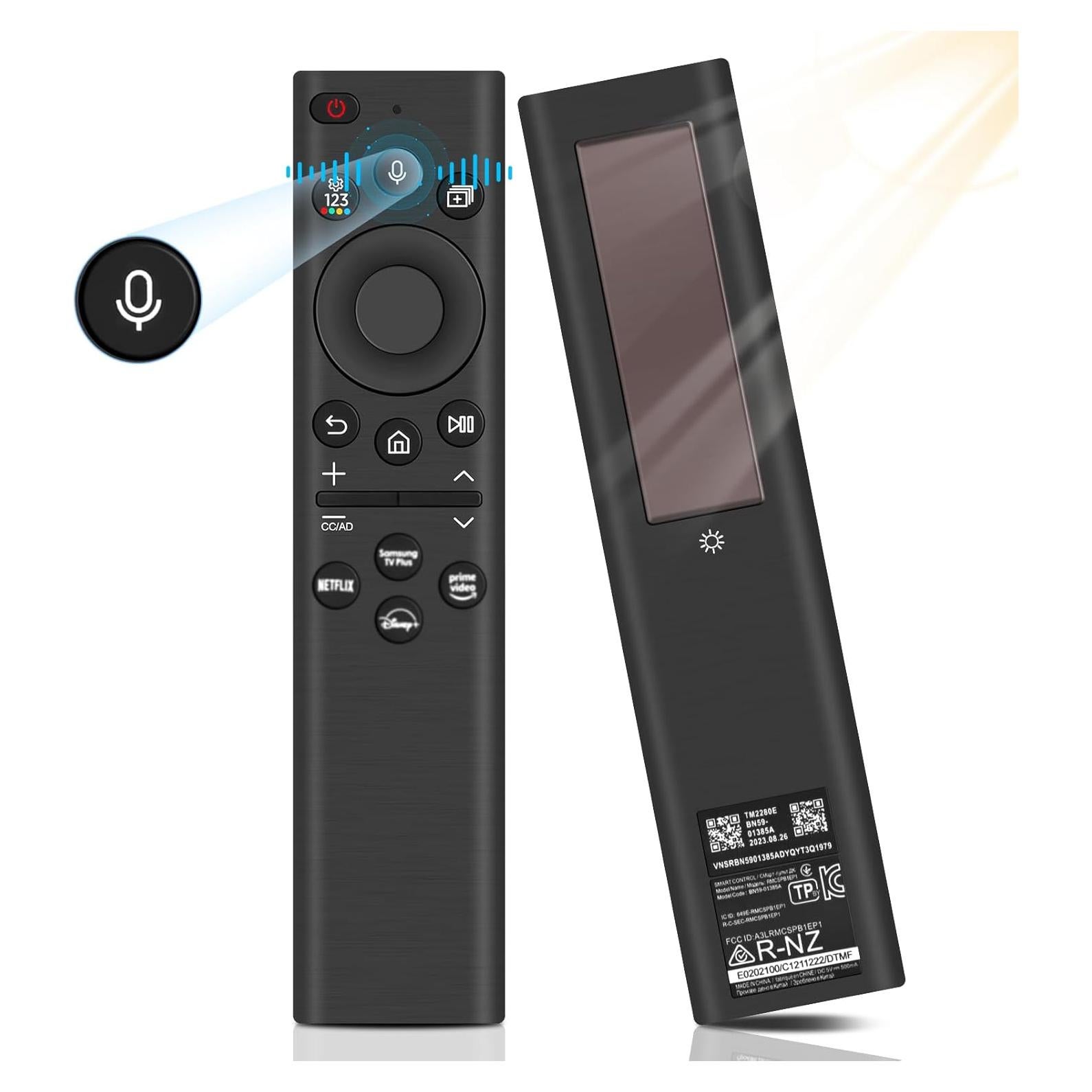 Control Remoto de Voz Solar AYWHP BN59-01385A para TV S-Sung