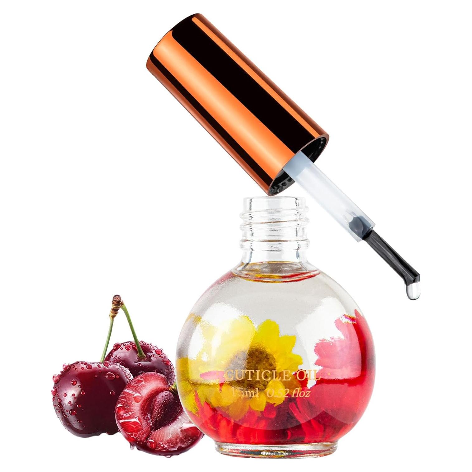Aceite para Cutículas Cereza 15ml - Hidratante y Revitalizante