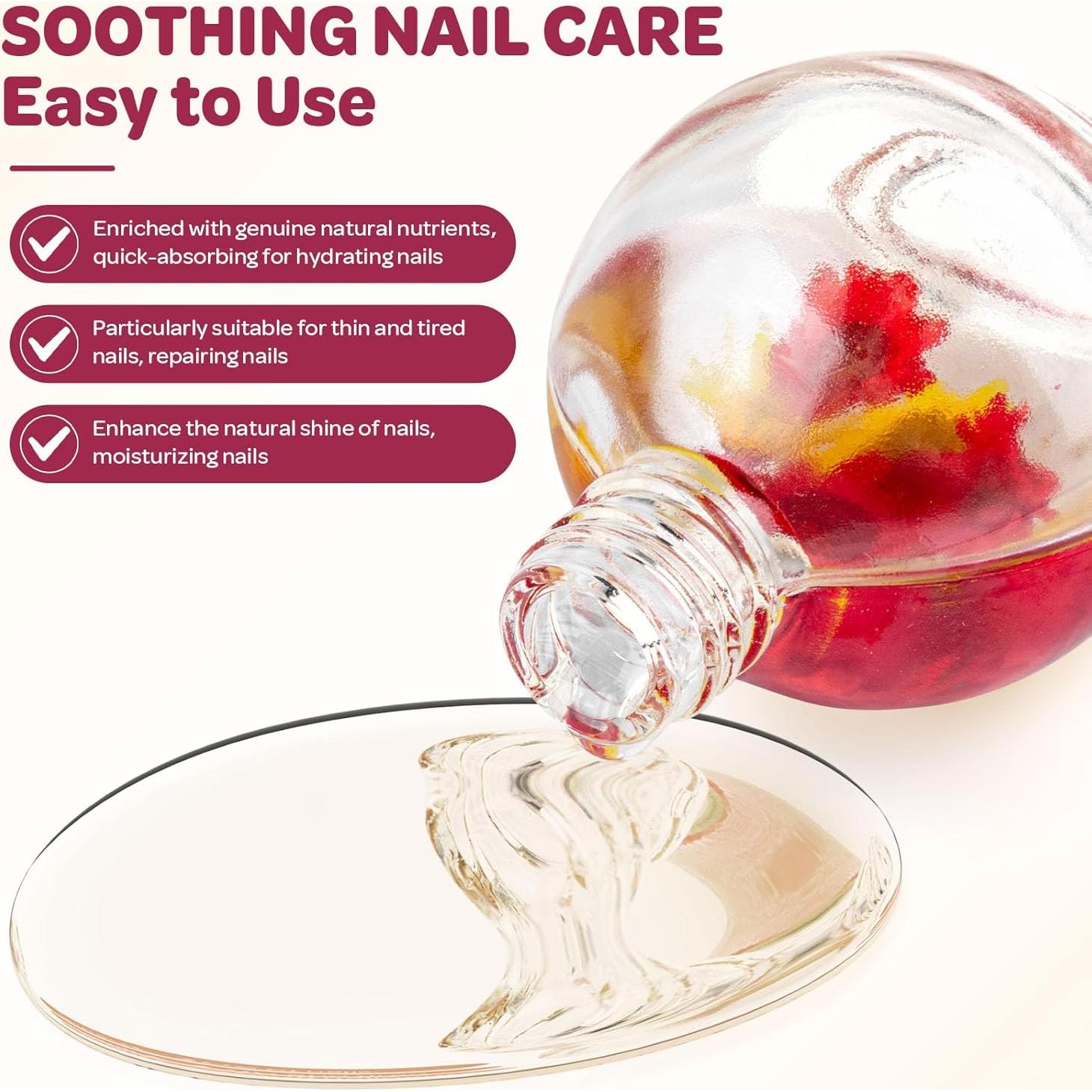 Aceite para Cutículas Cereza 15ml - Hidratante y Revitalizante