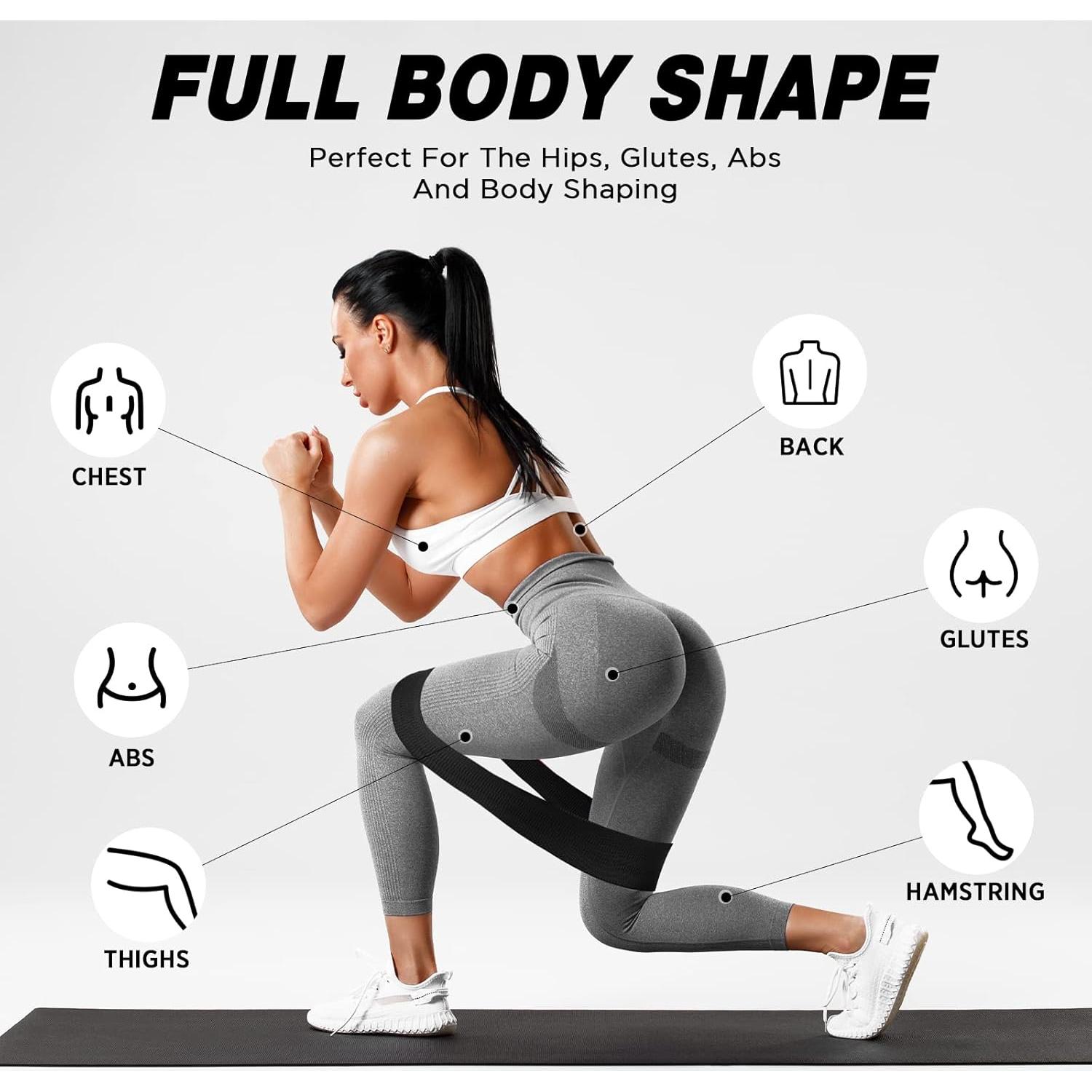 Juego de 12 Bandas de Resistencia Lenwen para Ejercicio