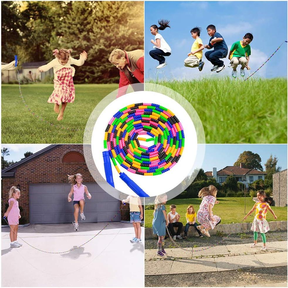 Cuerda de Saltar Doble Holandesa Beprezco 4.88 m Ajustable