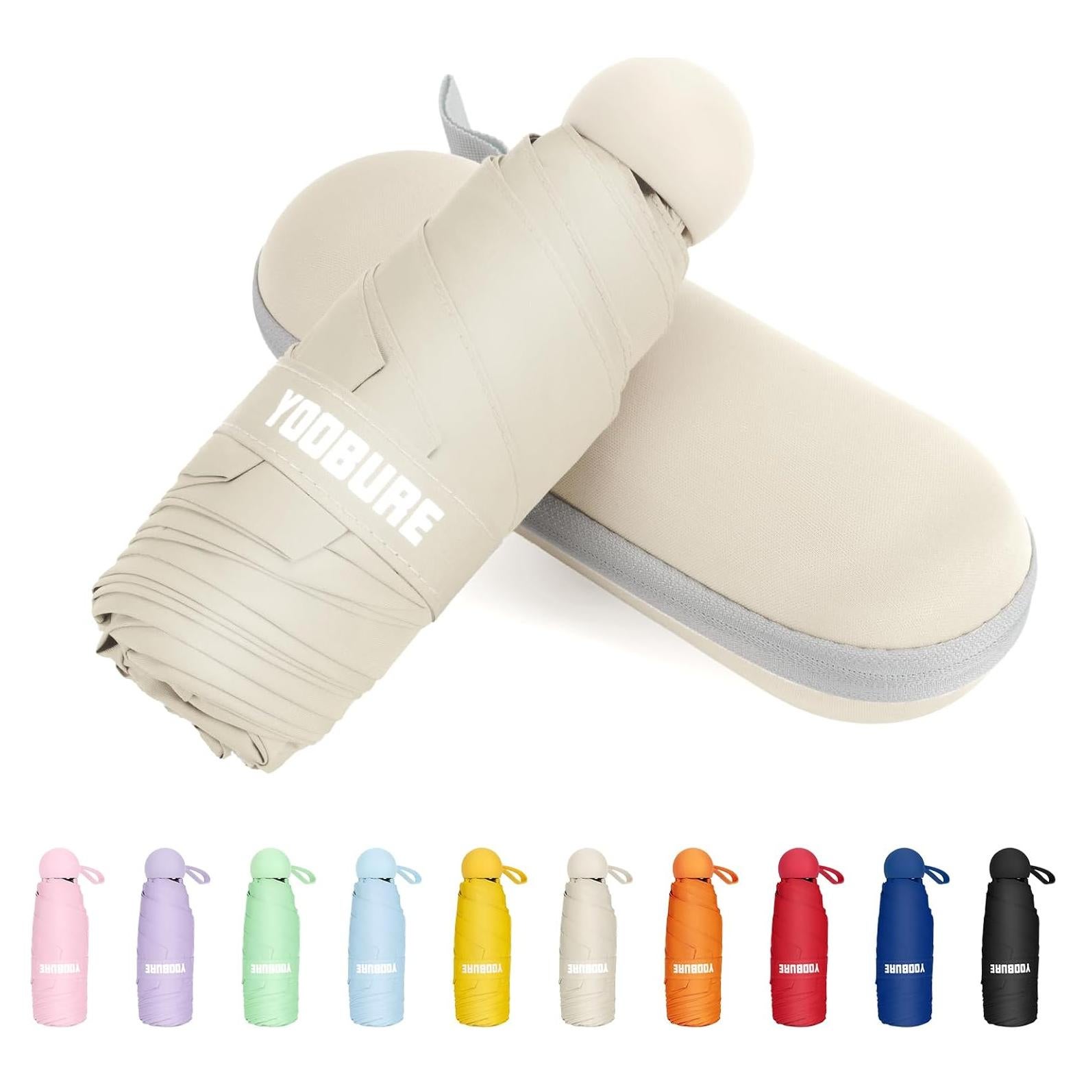 Paraguas Compacto Portátil Yoobure Mini 102.1 cm UV y Lluvia