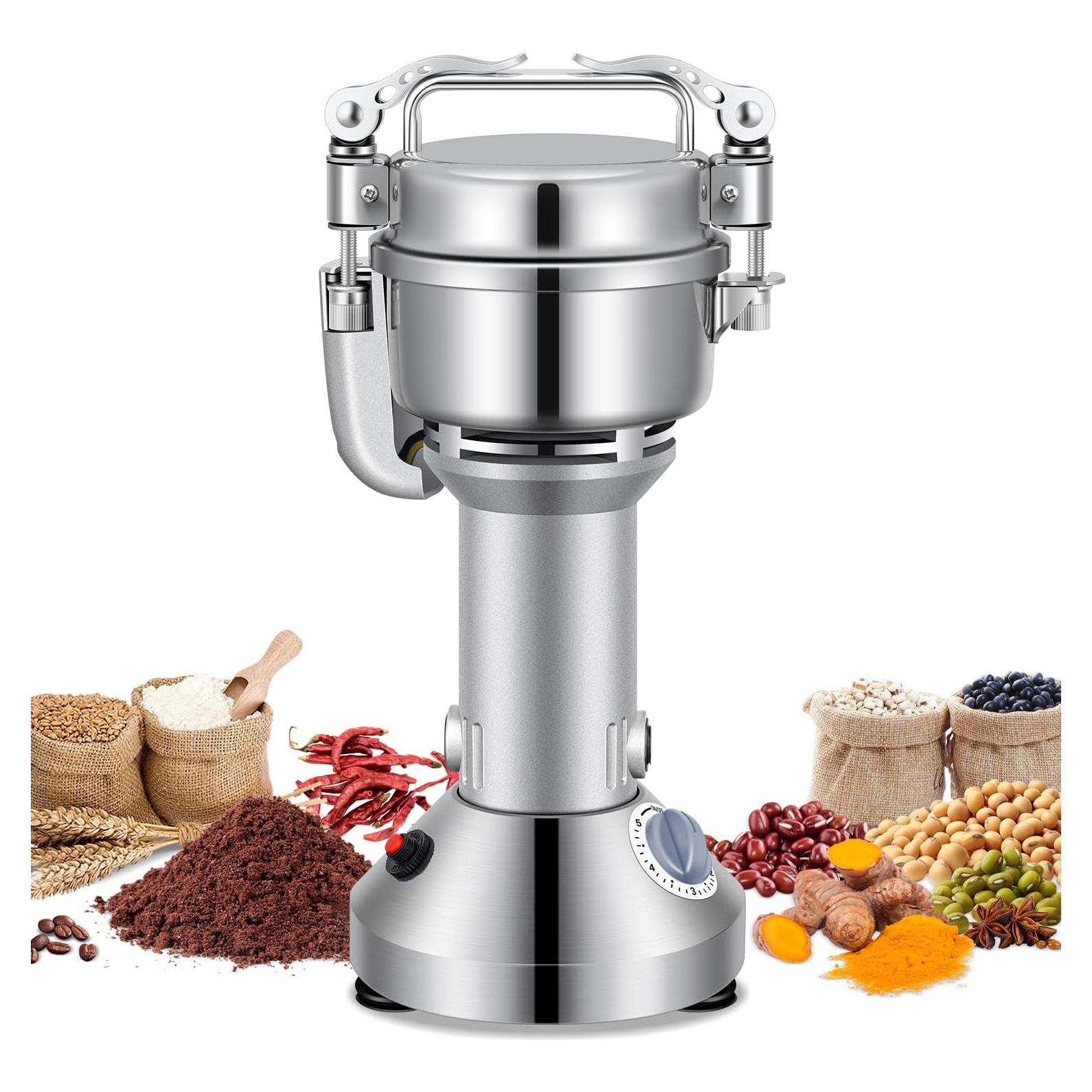 Molino de Granos Eléctrico LEEVOT 150g 650W Acero Inoxidable