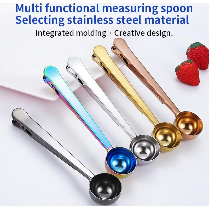 Cuchara Medidora 2 en 1 Acero Inoxidable BJGZ-HC 5PCS